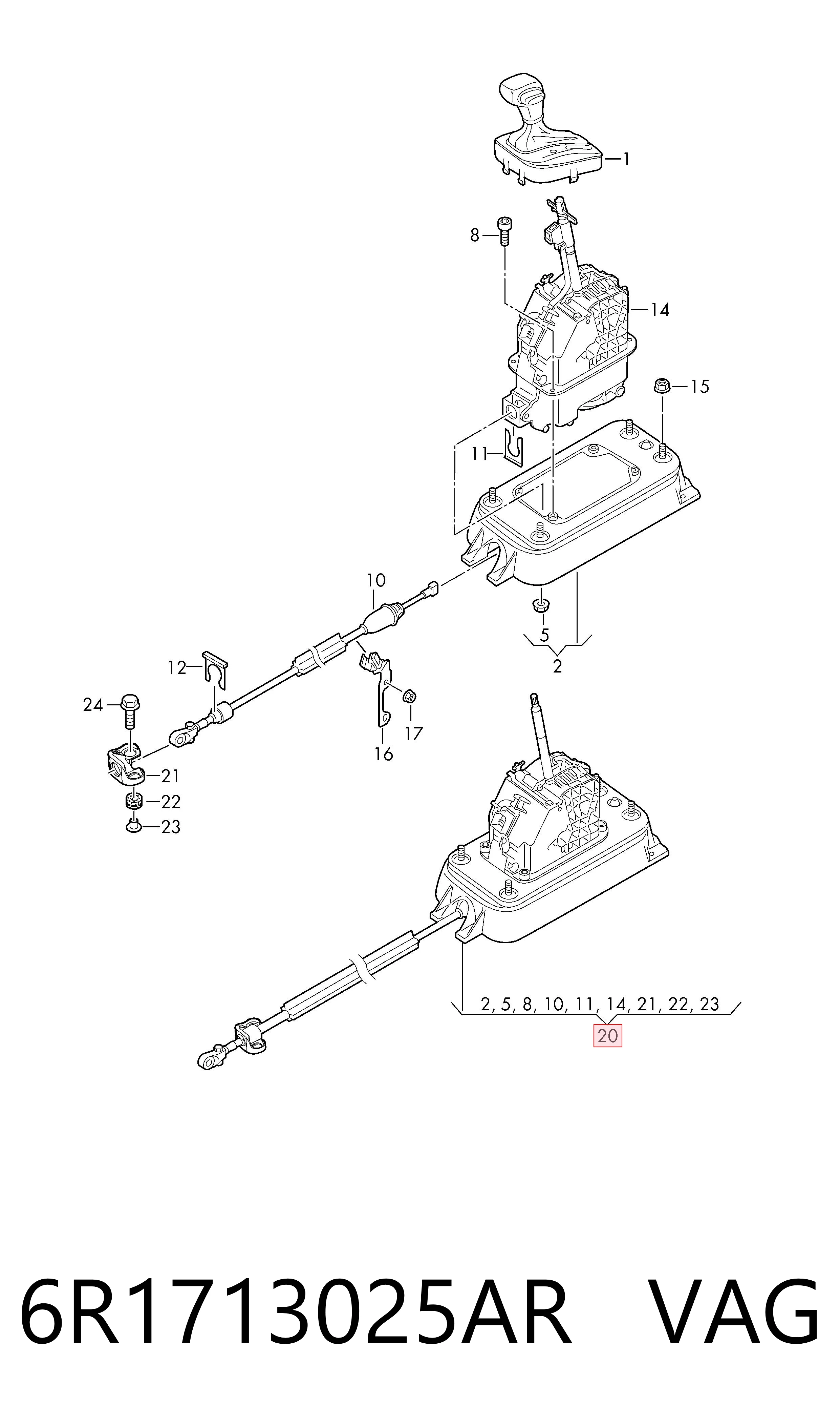 6R1713025AR VAG