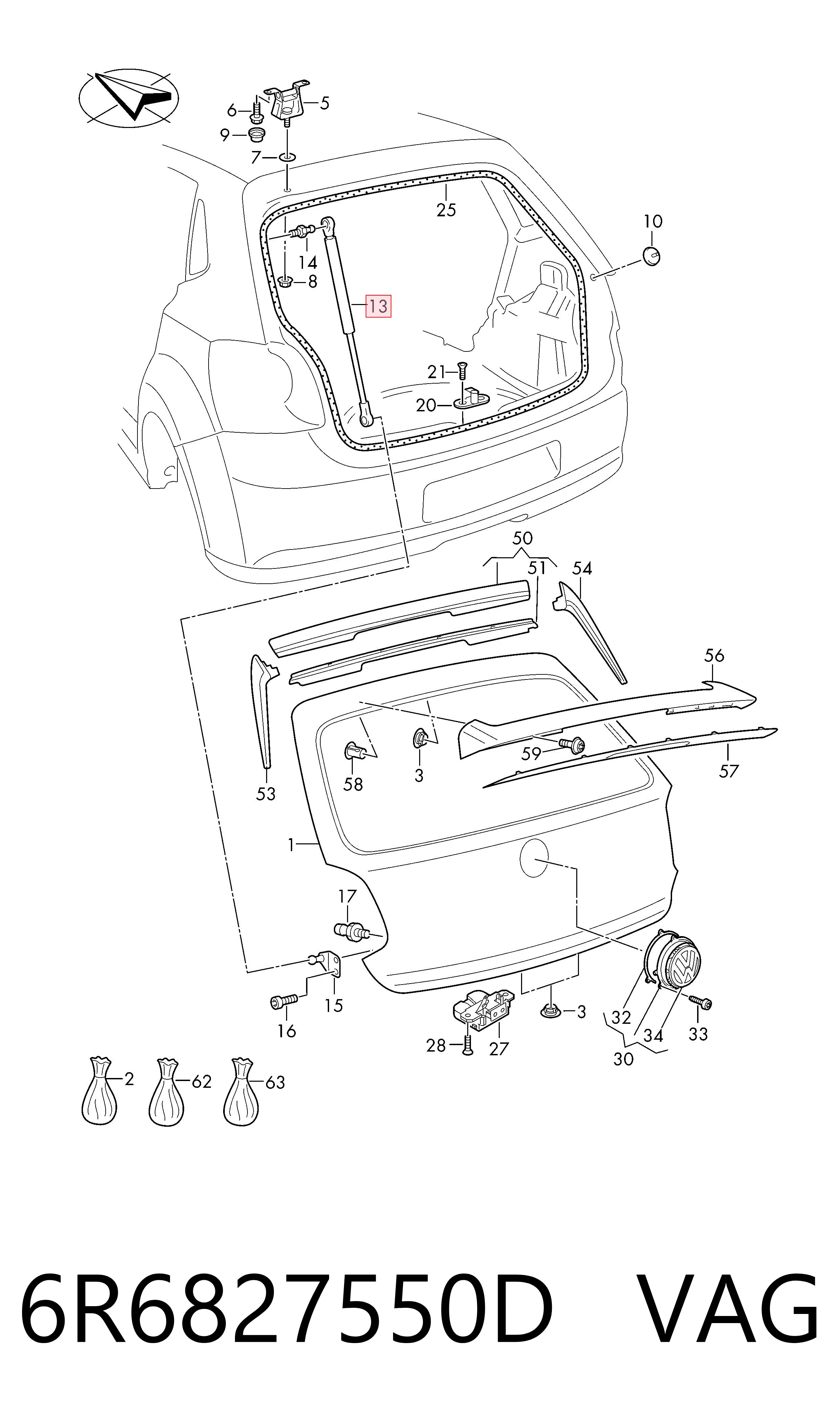 6R6827550D VAG
