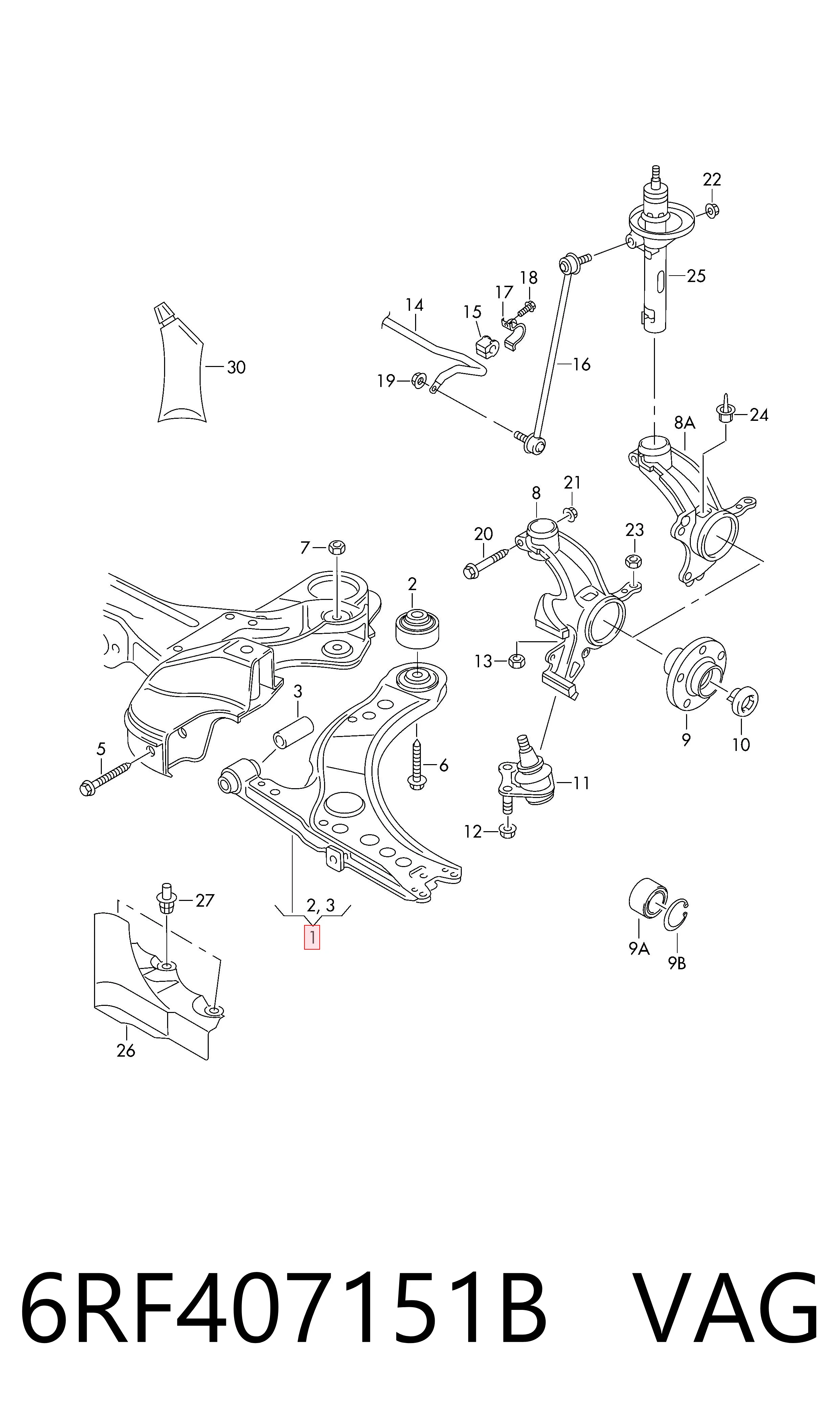 6RF407151B VAG