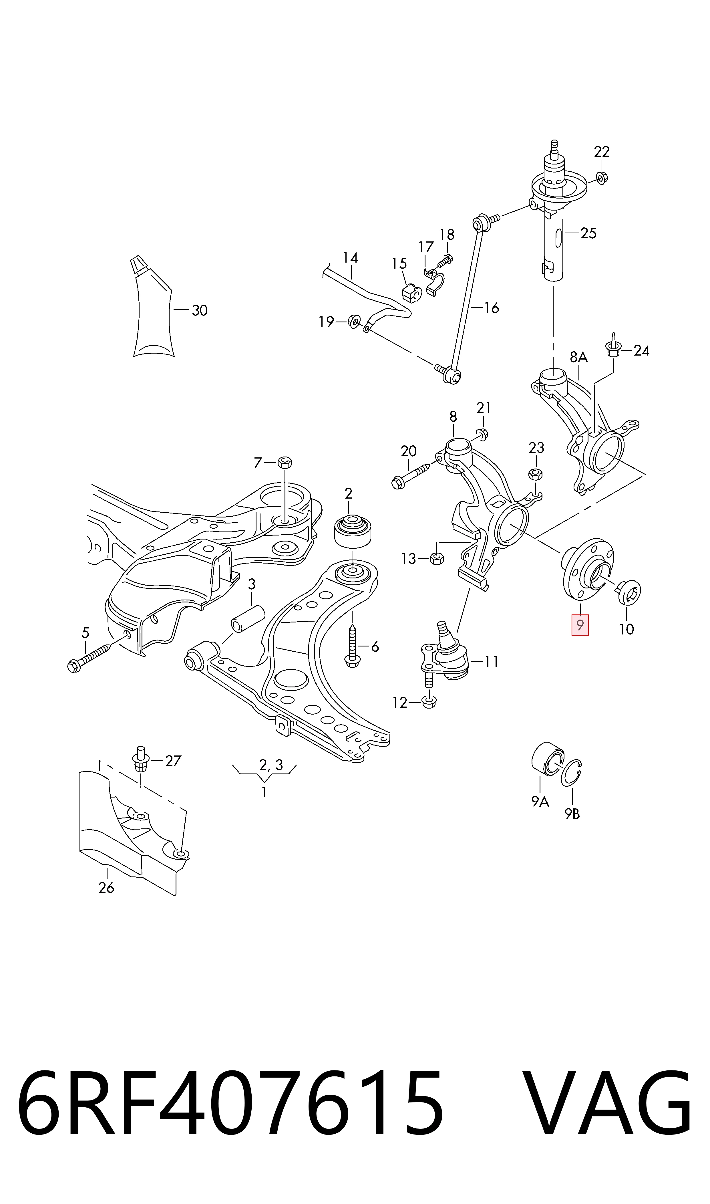 6RF407615 VAG