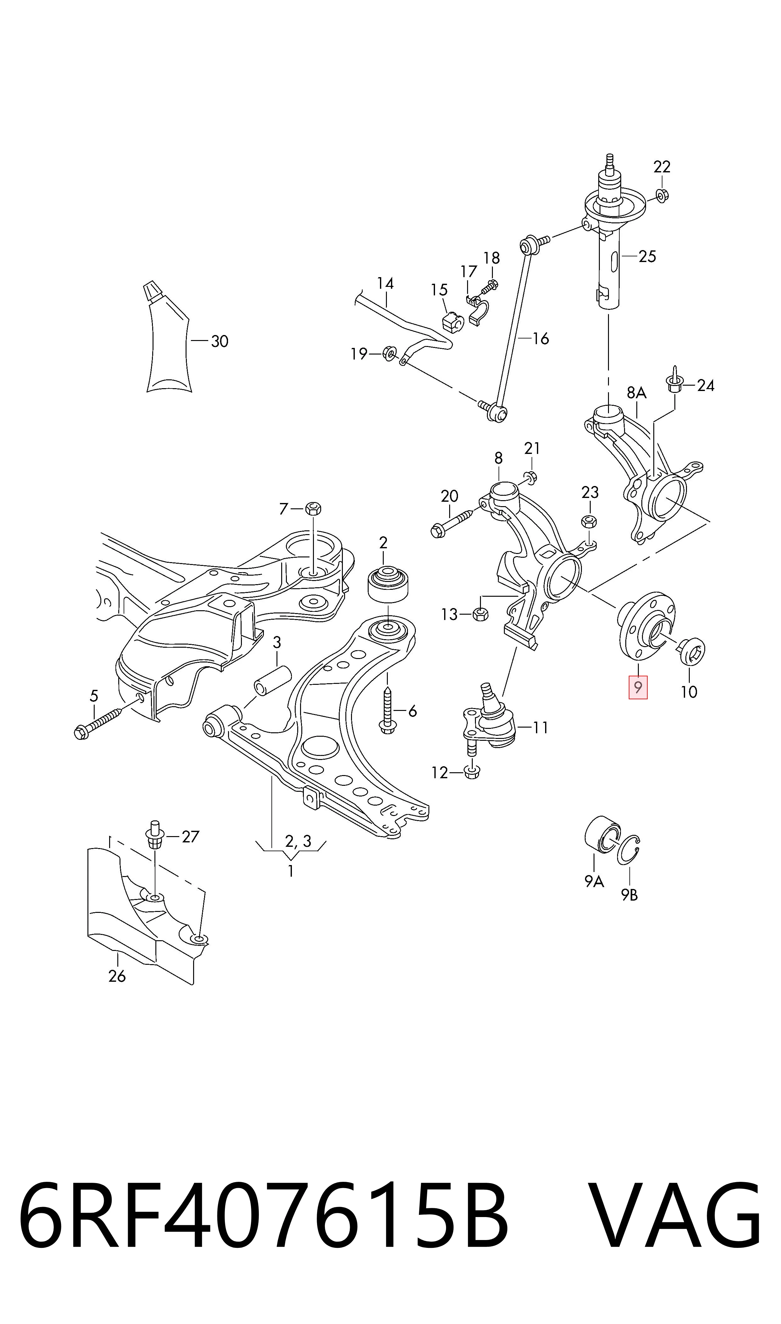  VAG 6RF407615B