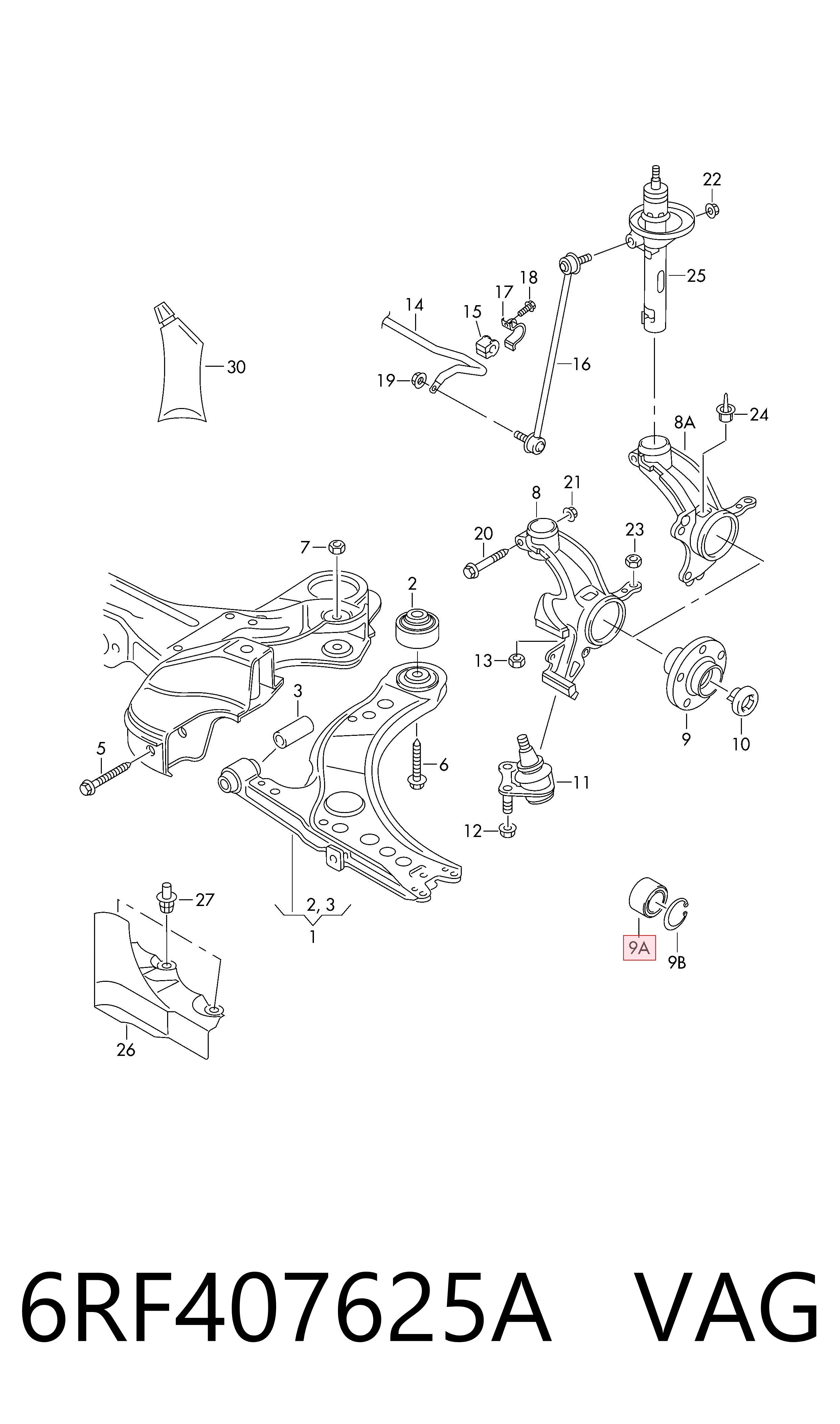  6RF407625A VAG