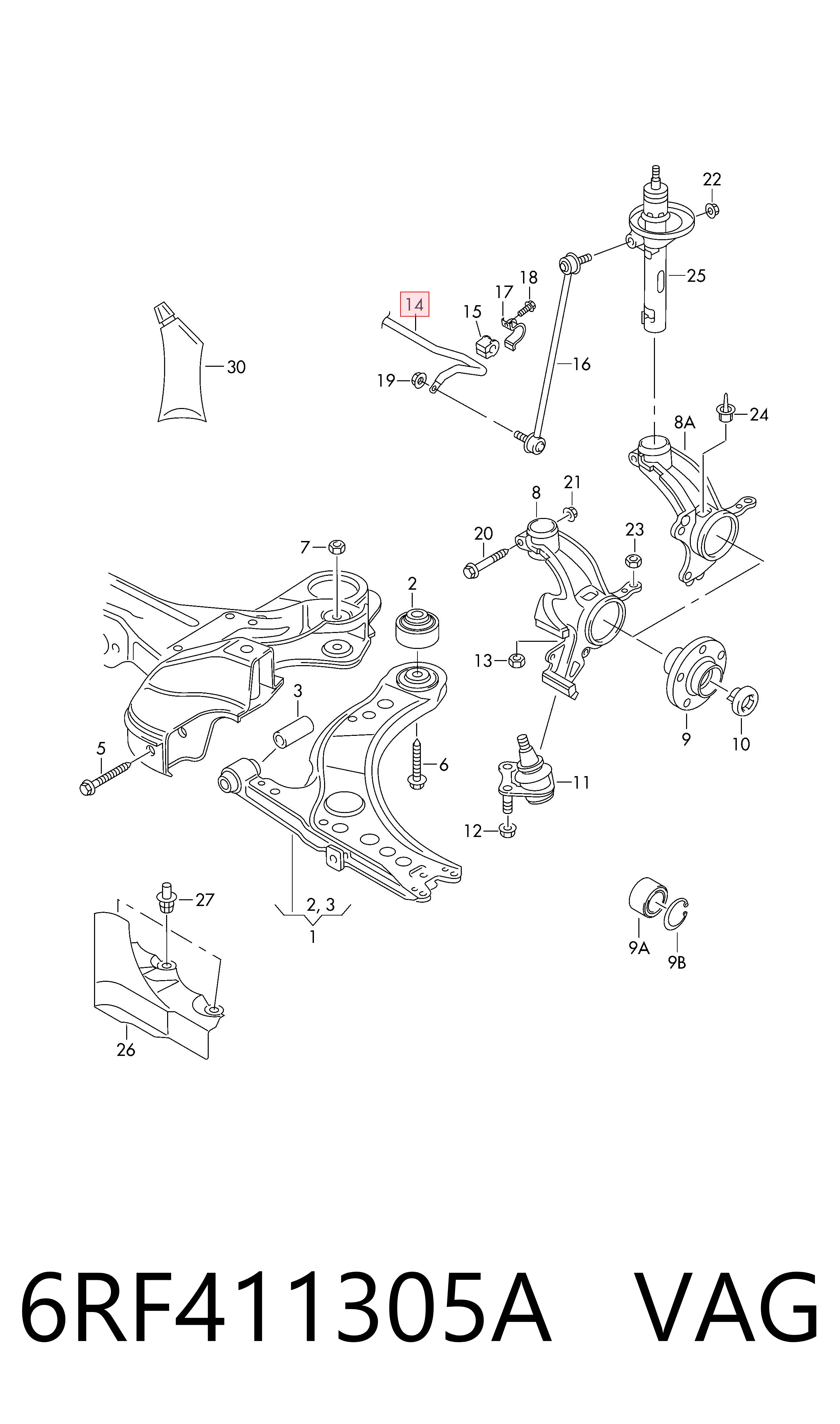 6RF411305A VAG