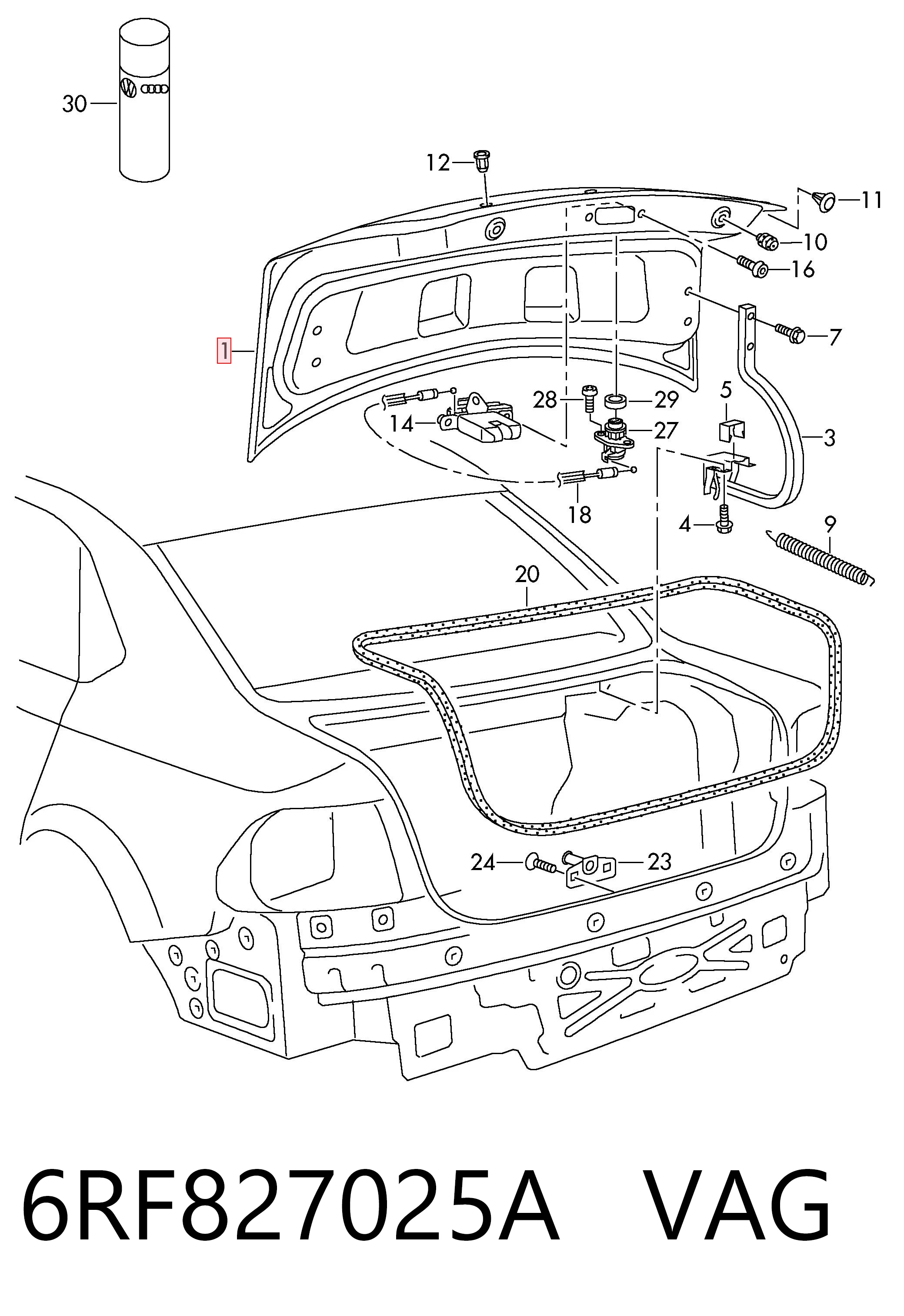 6RF827025A VAG