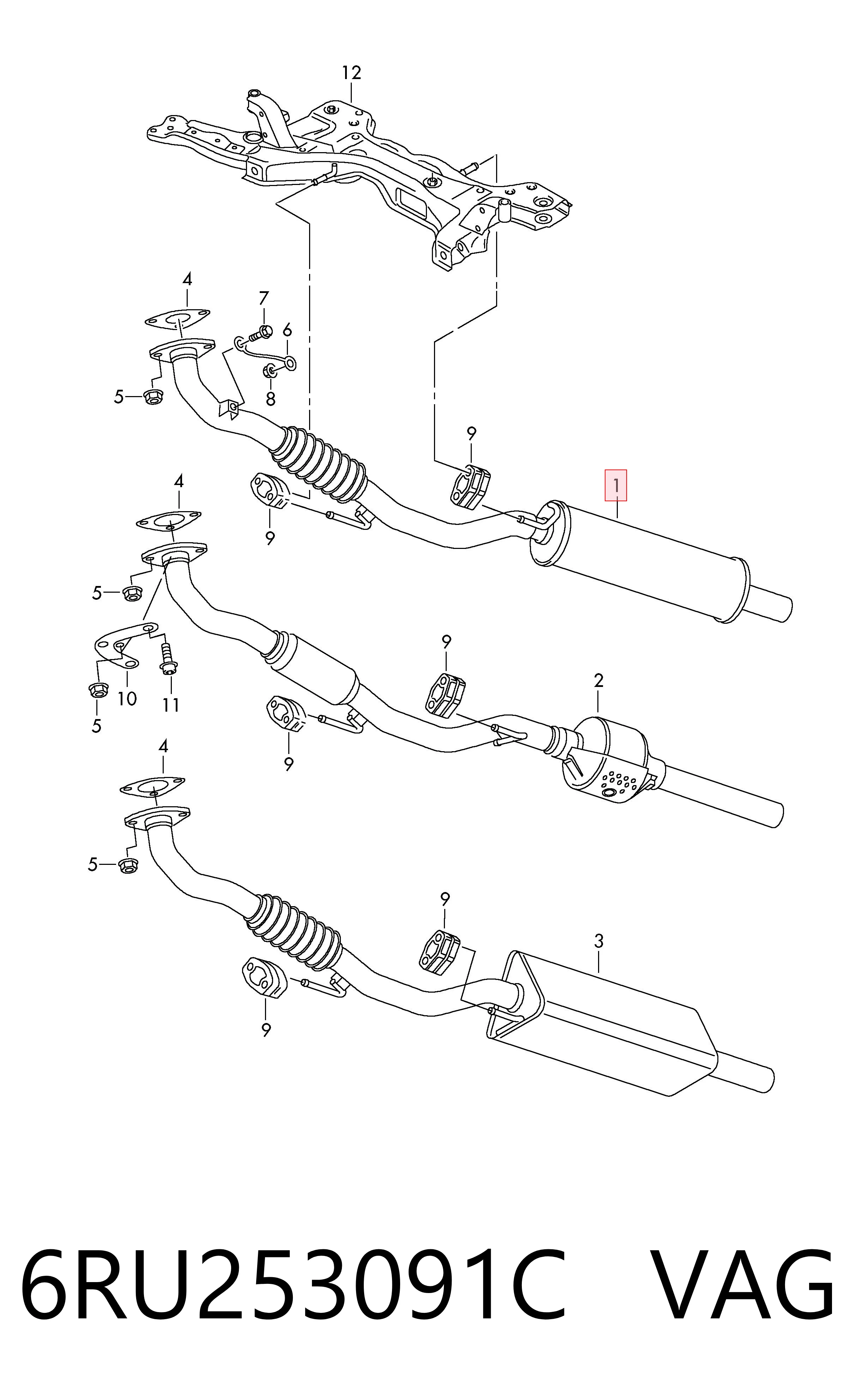 6RU253091C VAG