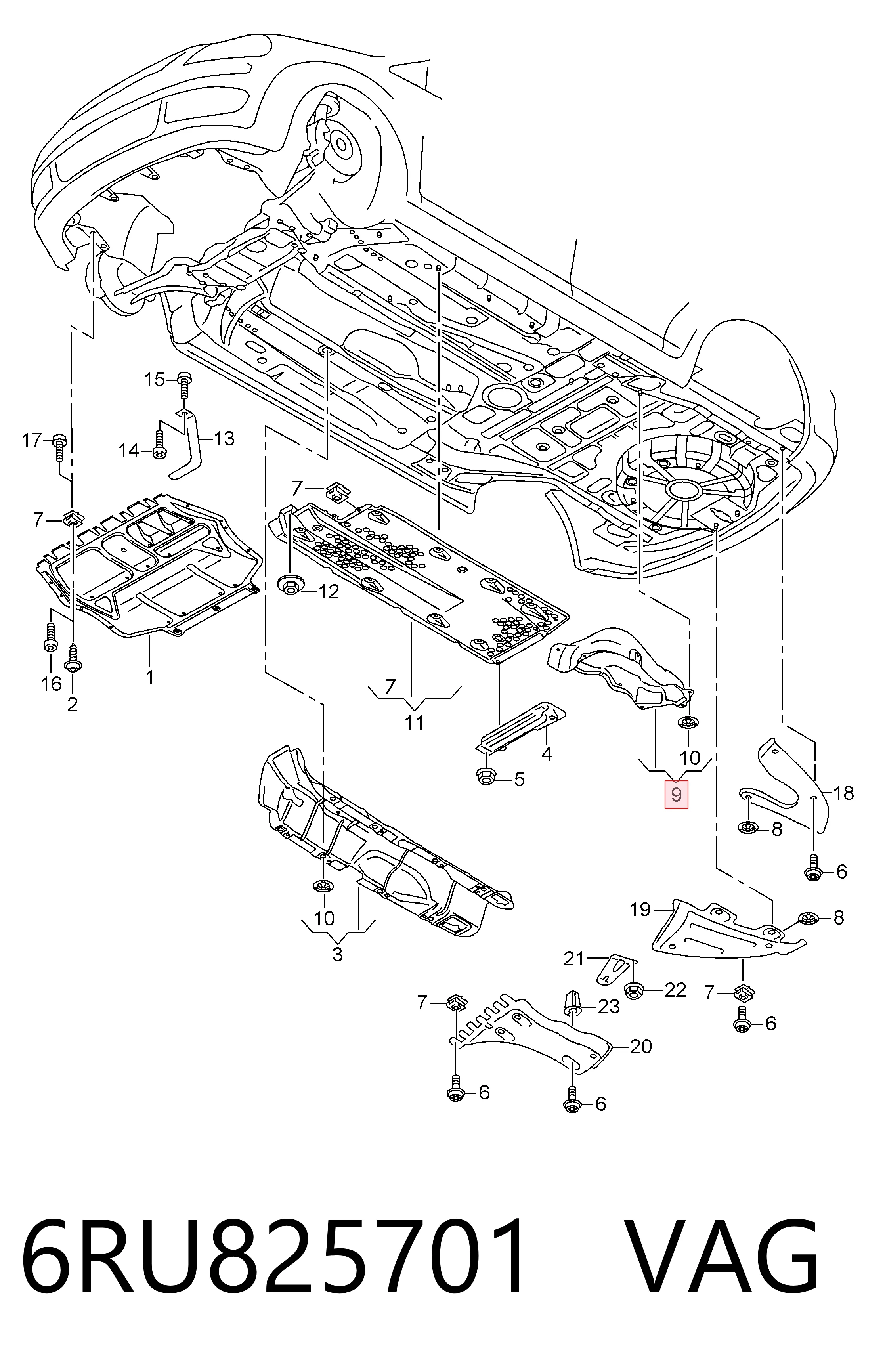 6RU825701 VAG
