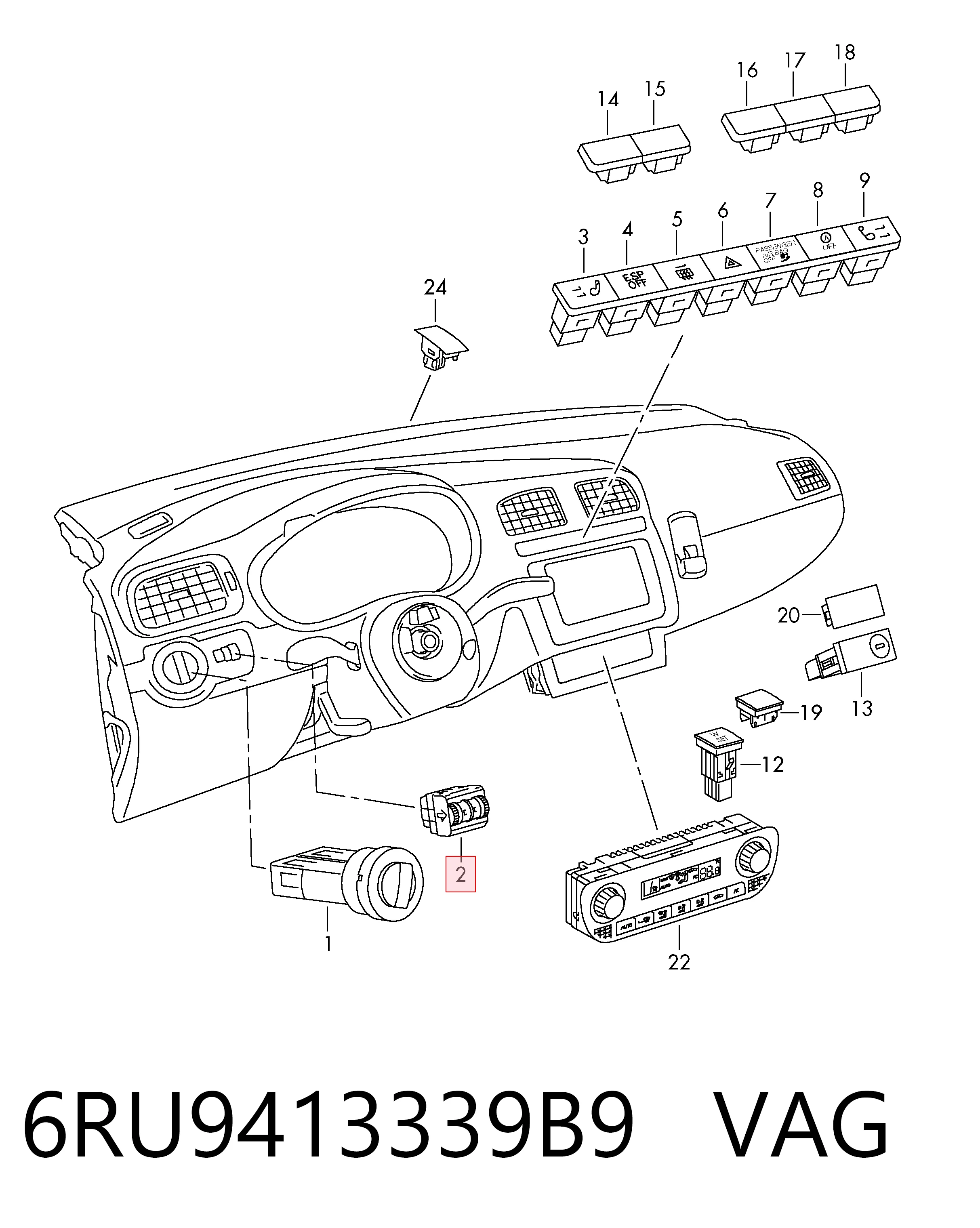 6RU9413339B9 VAG