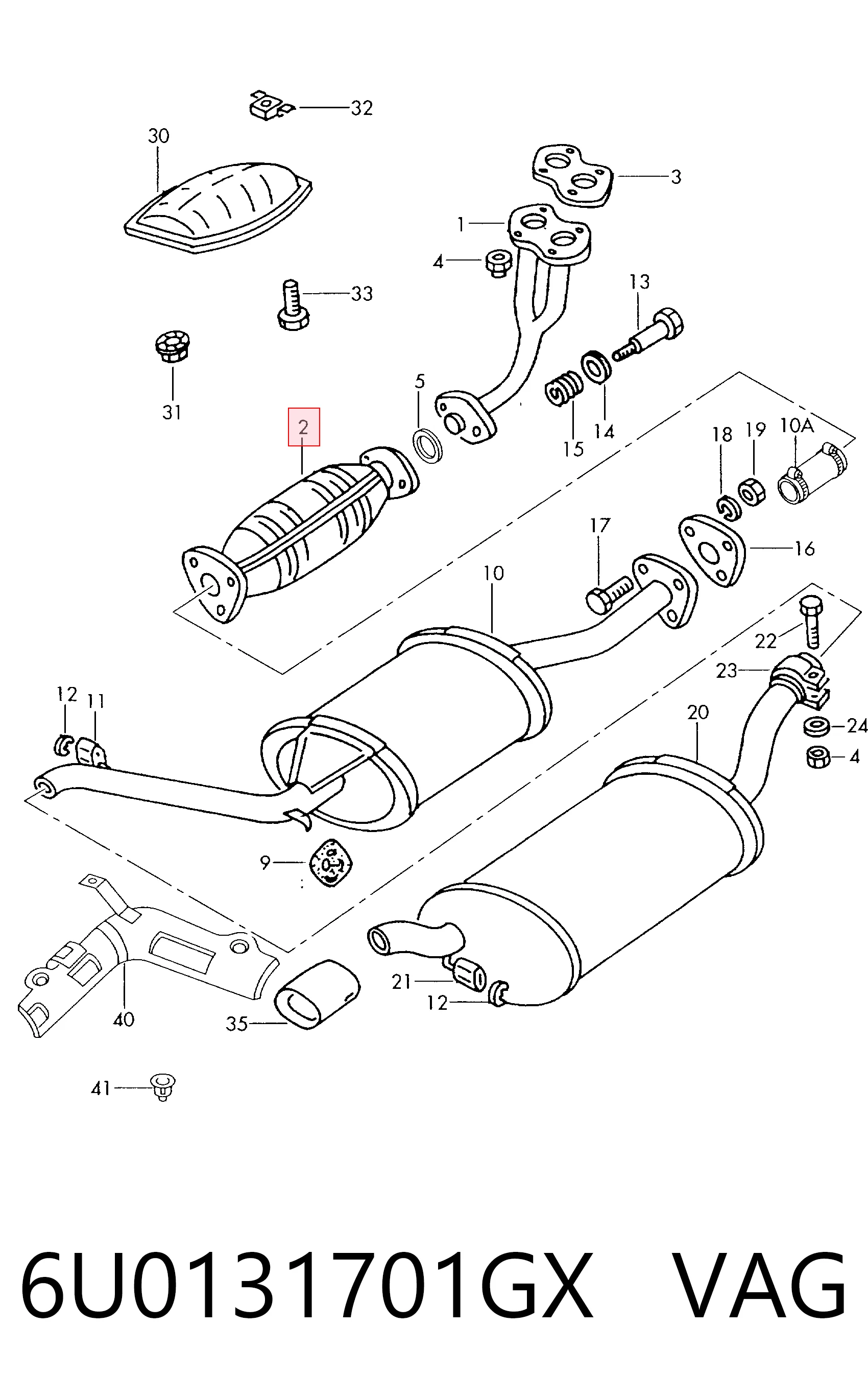 Catalizador para Skoda Felicia 6U1
