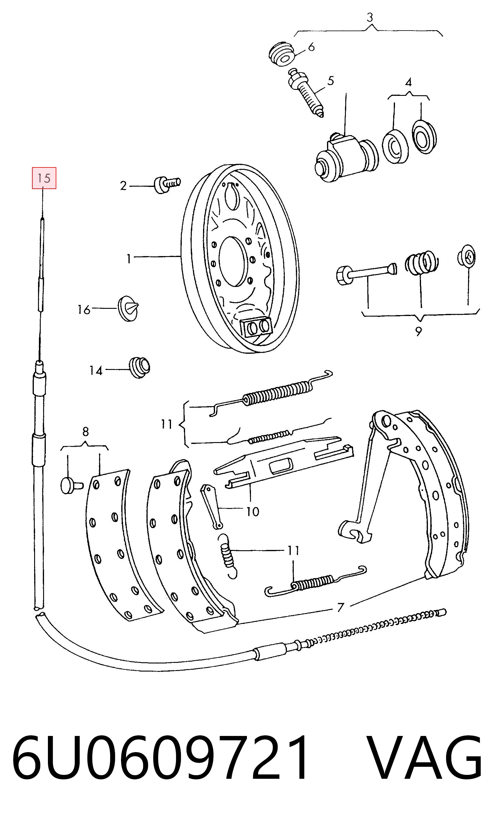 6U0609721 VAG