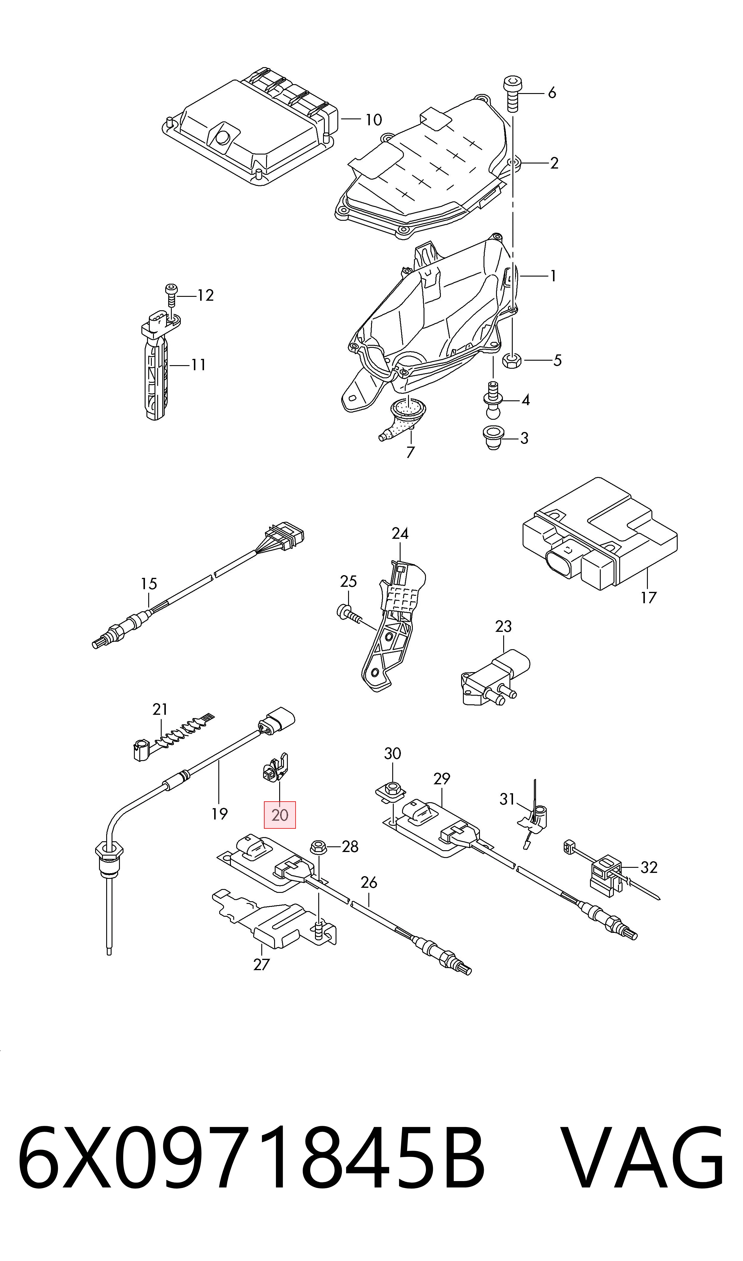  VAG 6X0971845B precio, desde 19,24 EUR