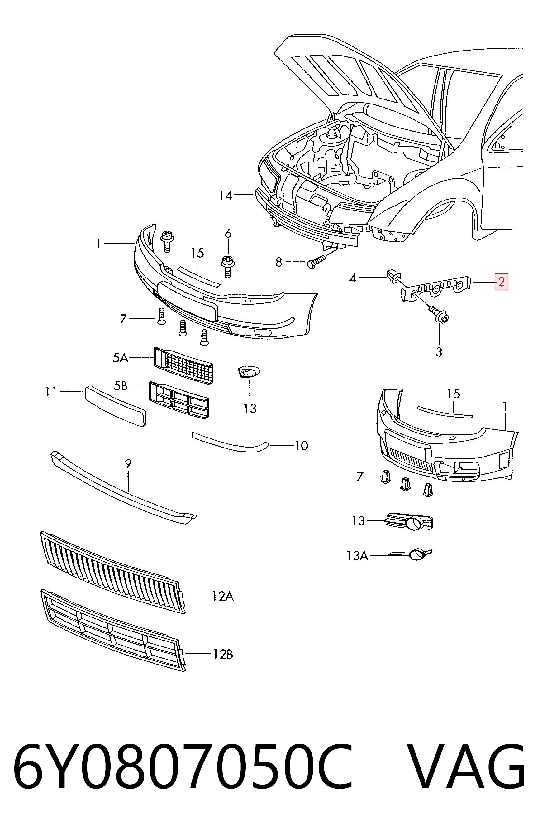 Comprar 81444 Diamond/DPA Soporte de parachoques delantero derecho