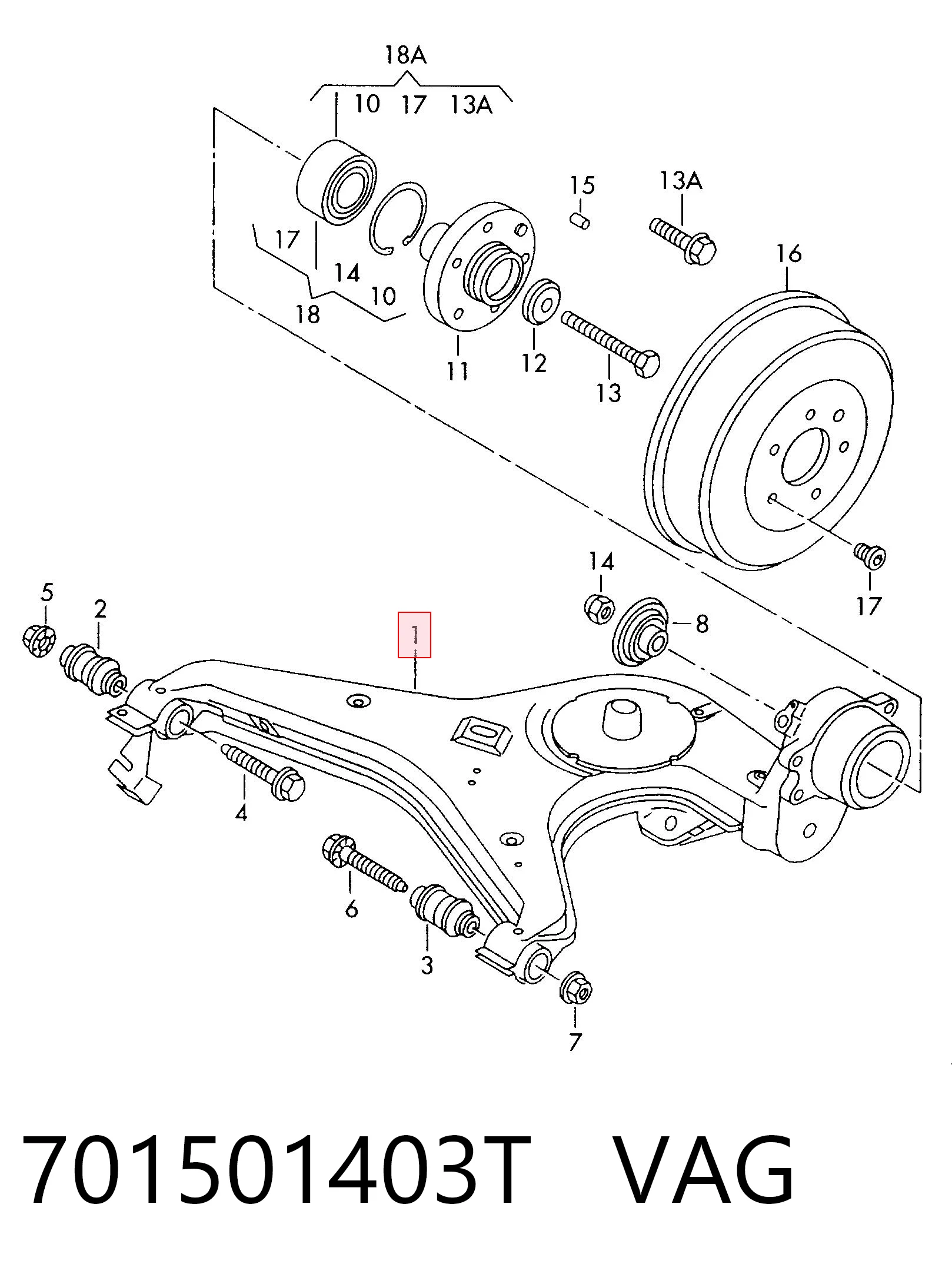 701501403T VAG