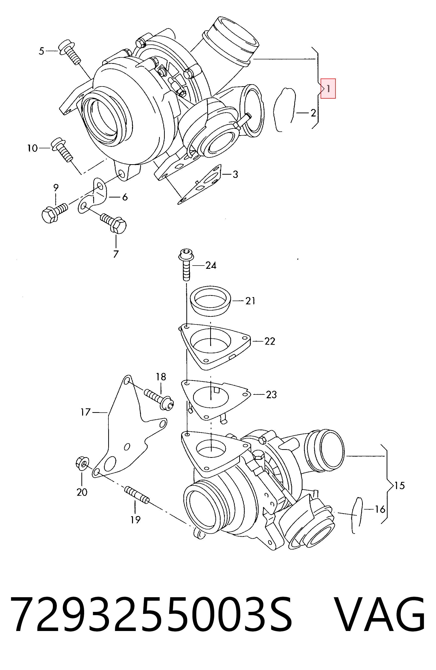 Turbocompresor Volkswagen Transporter desde 525,76 €