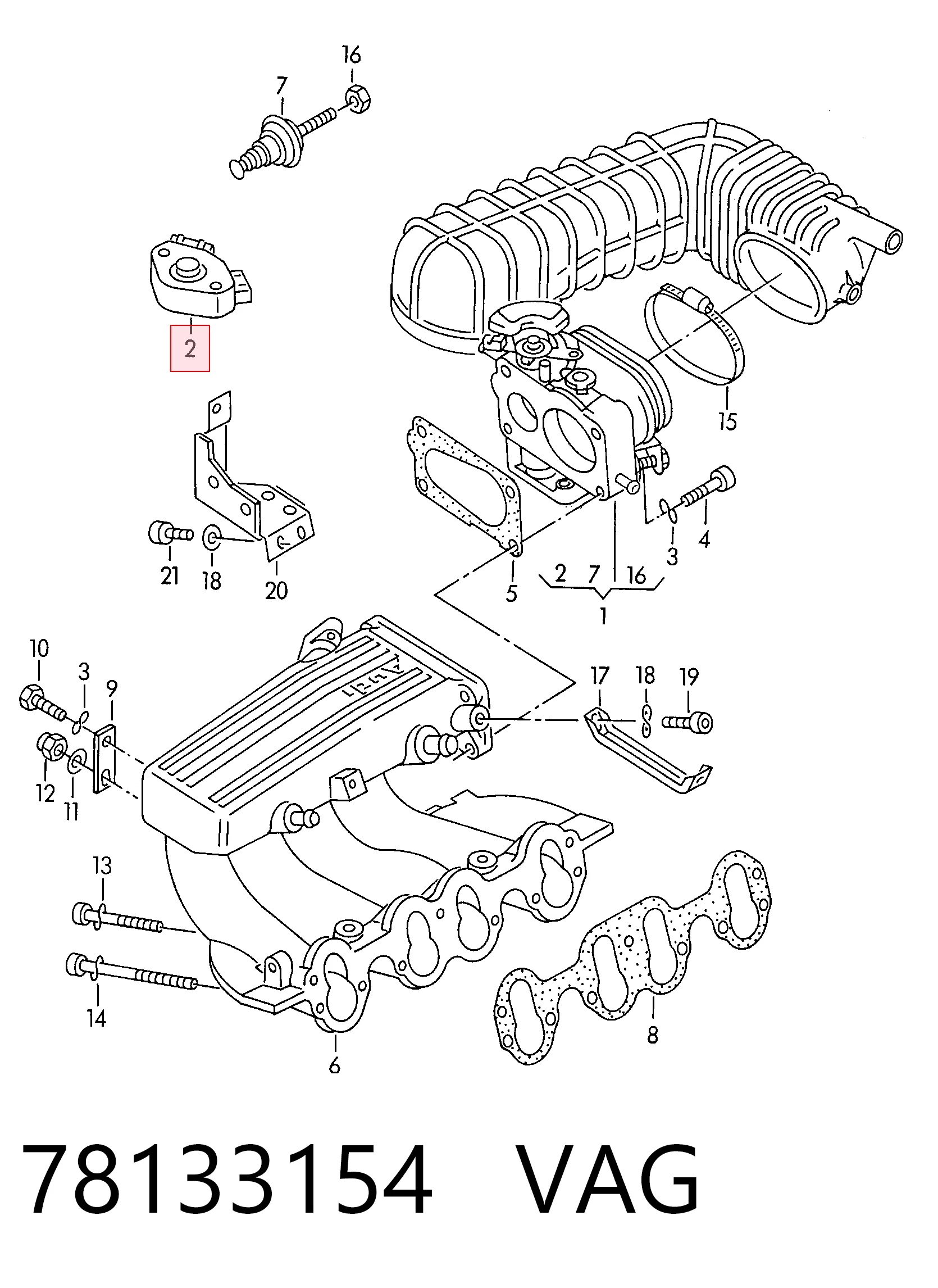 Sensor TPS 78133154 VAG