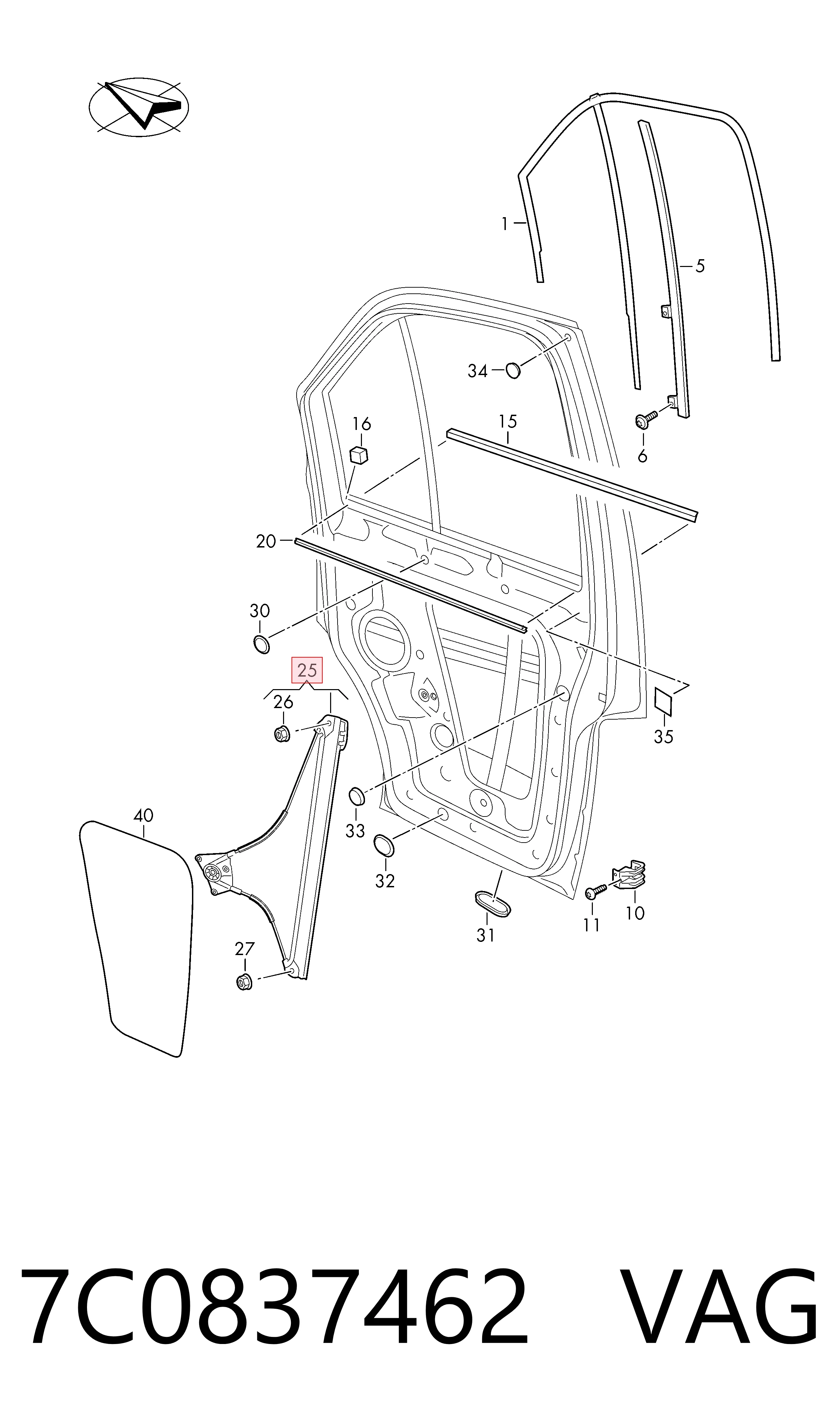 Comprar Mecanismo de elevalunas de la puerta delantera derecha Volkswagen Crafter  SYI, SYJ a bajo precio