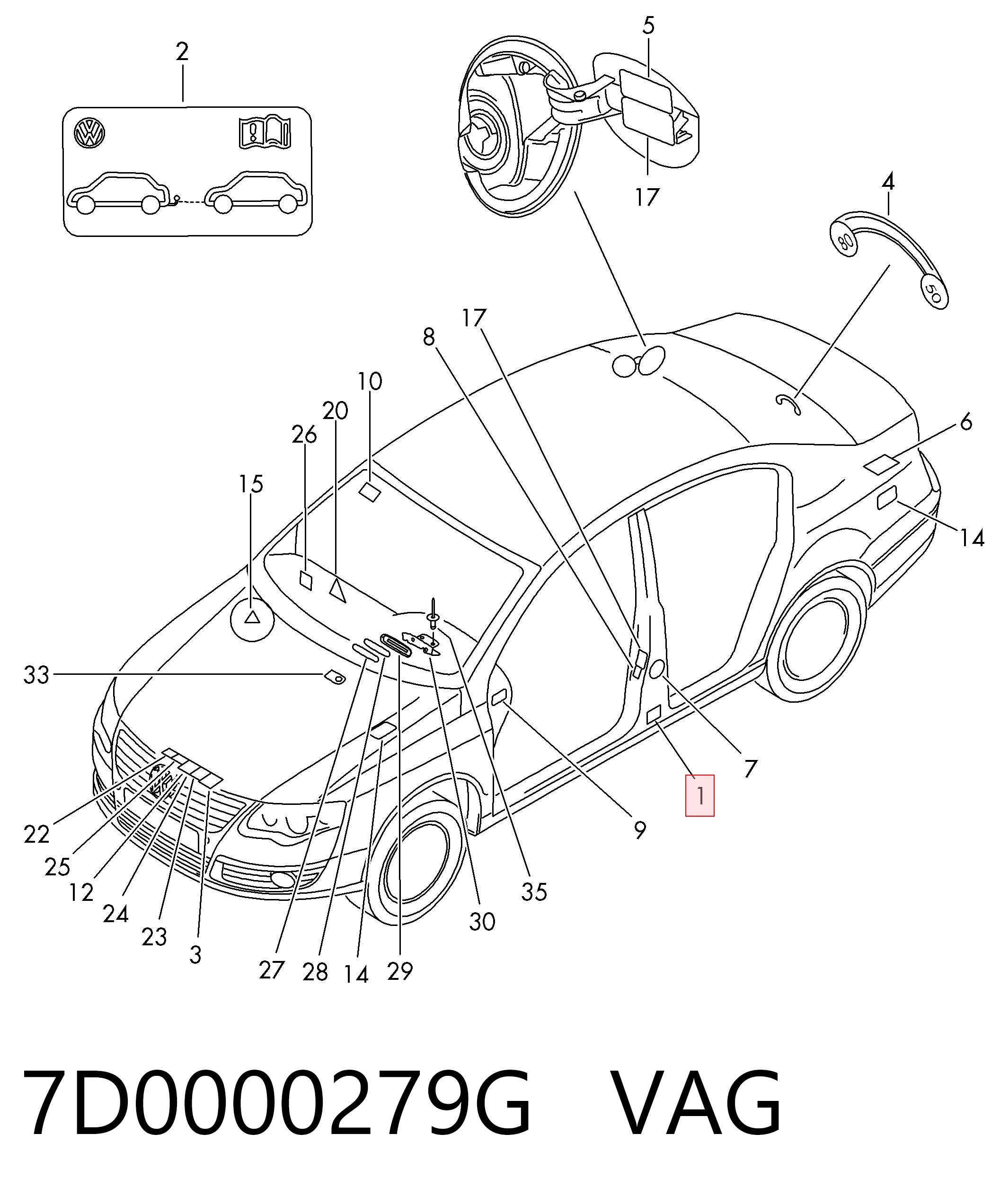 7D0000279G VAG