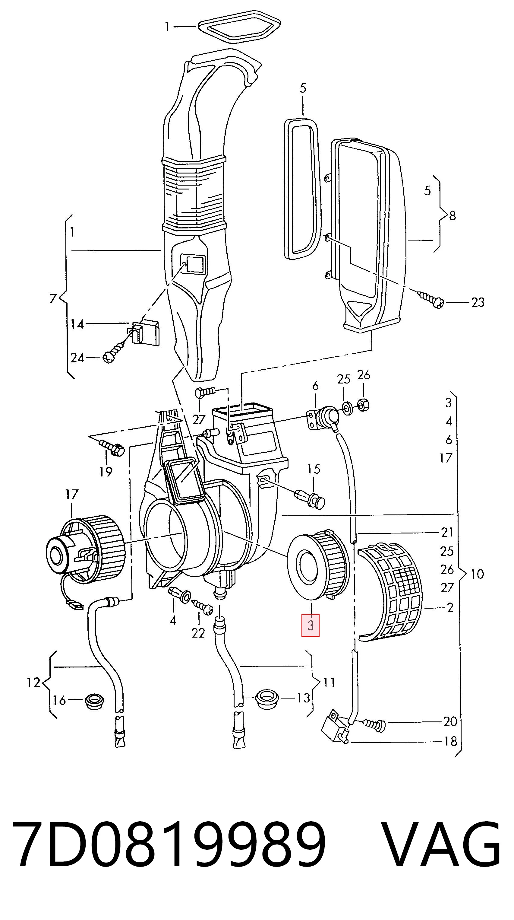 7D0819989 VAG
