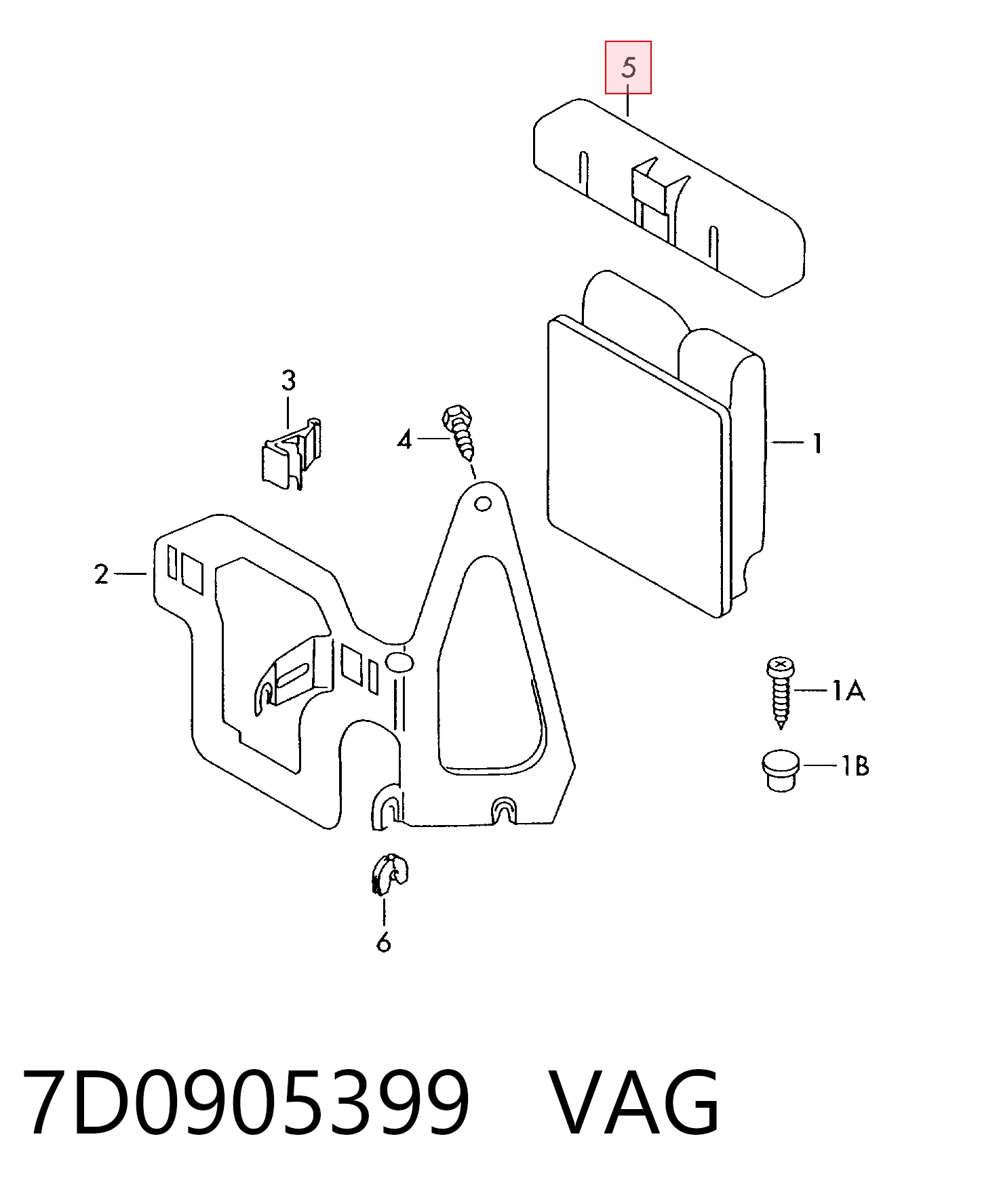 7D0905399 VAG
