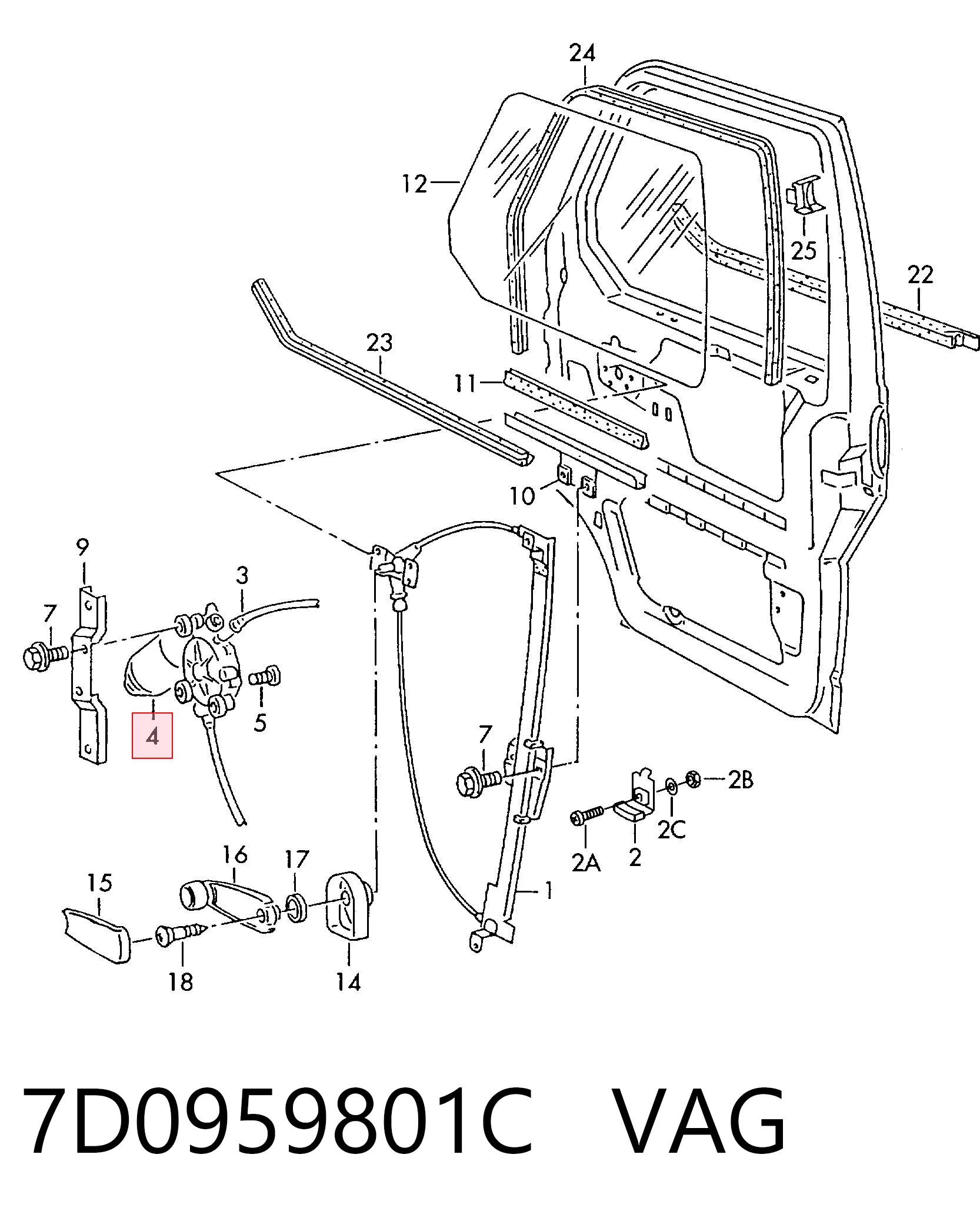 7D0959801C VAG