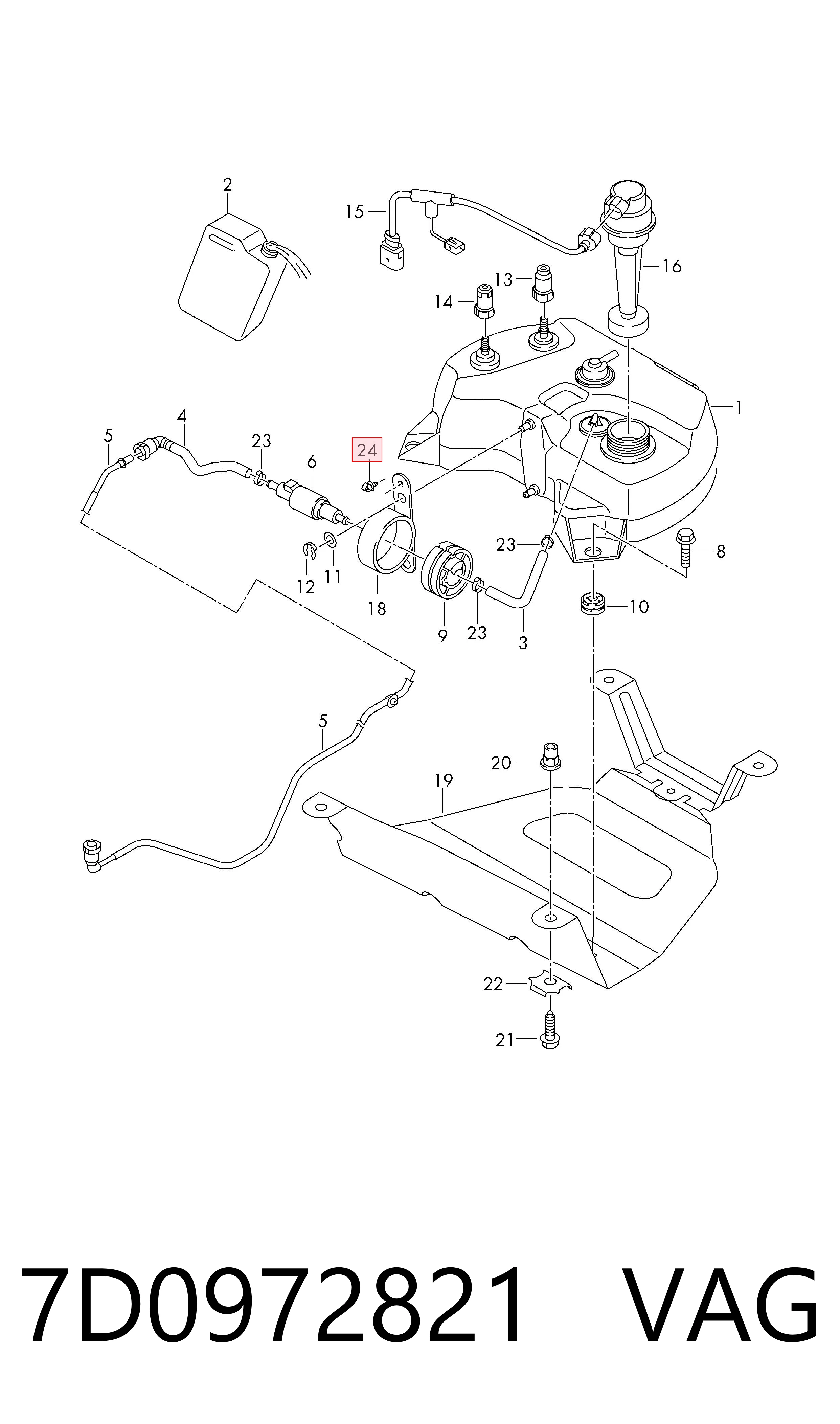 7D0972821 VAG 