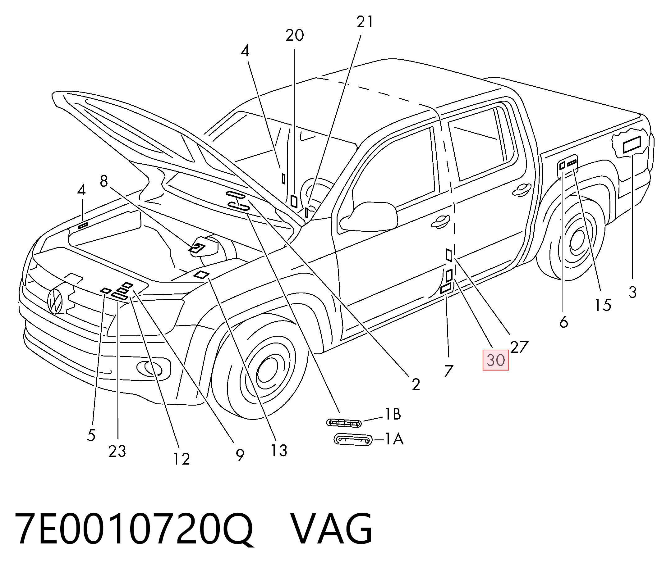  VAG 7E0010720Q precio, desde 11,09 EUR