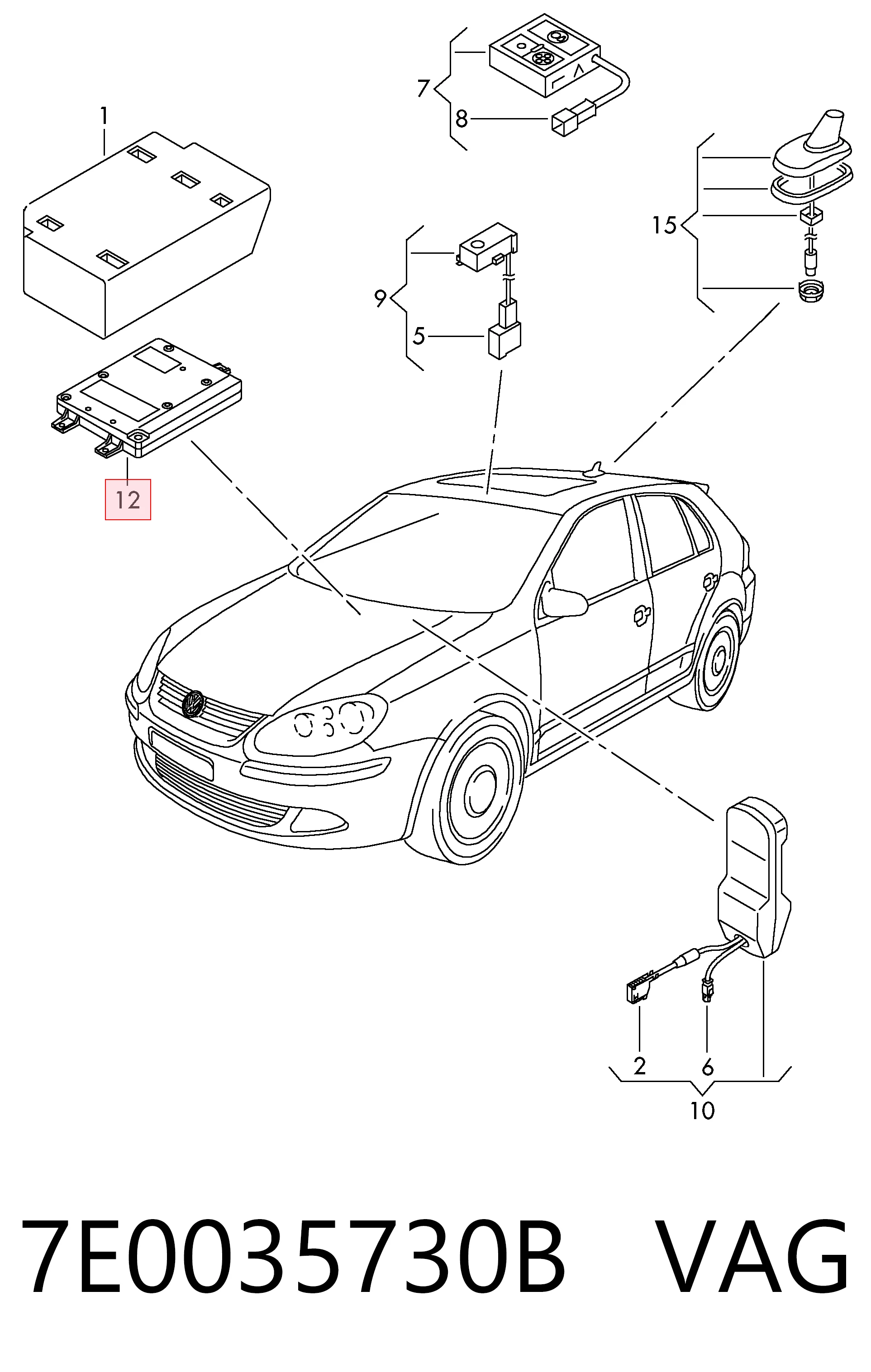 7E0035730B VAG