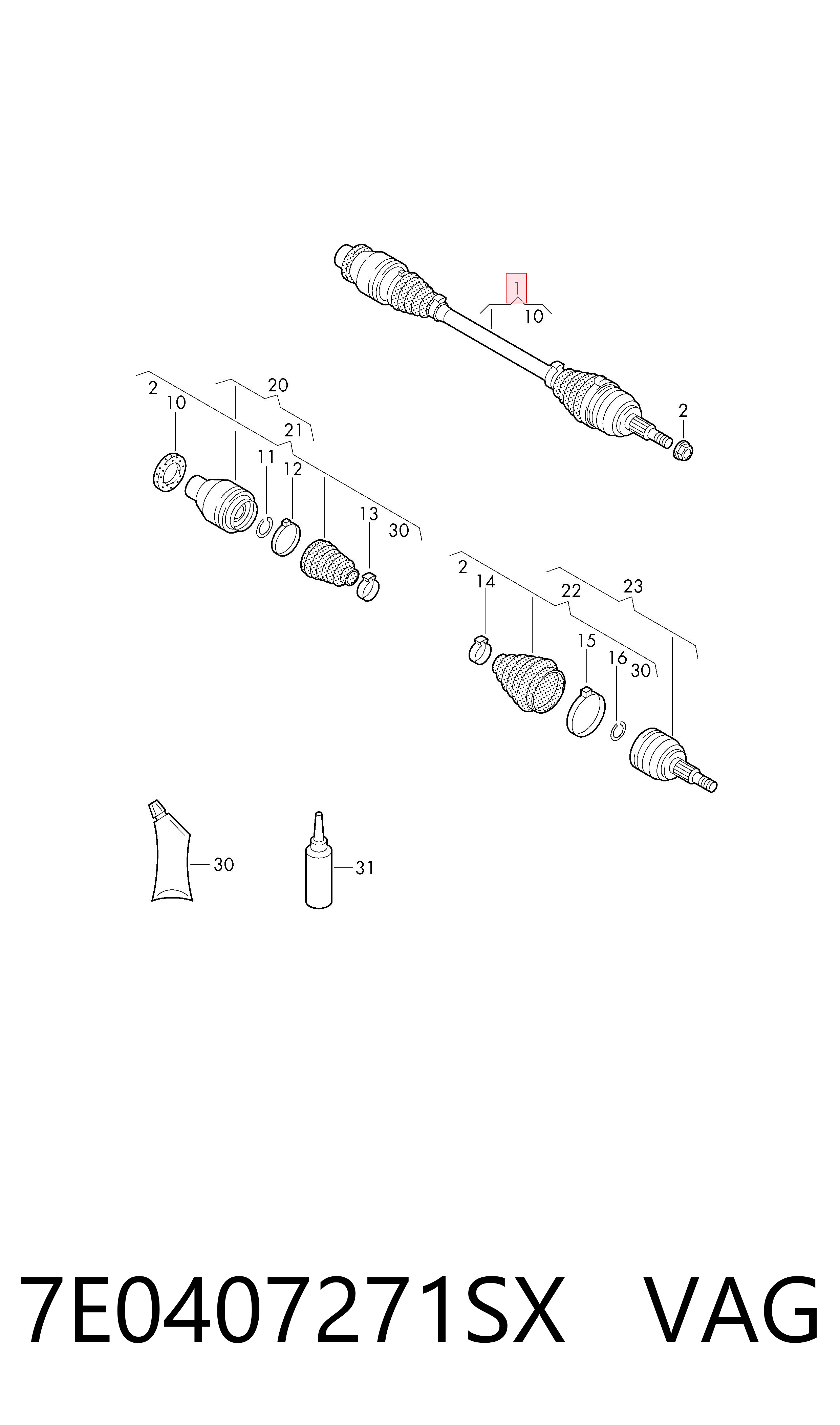 7E0407271SX VAG