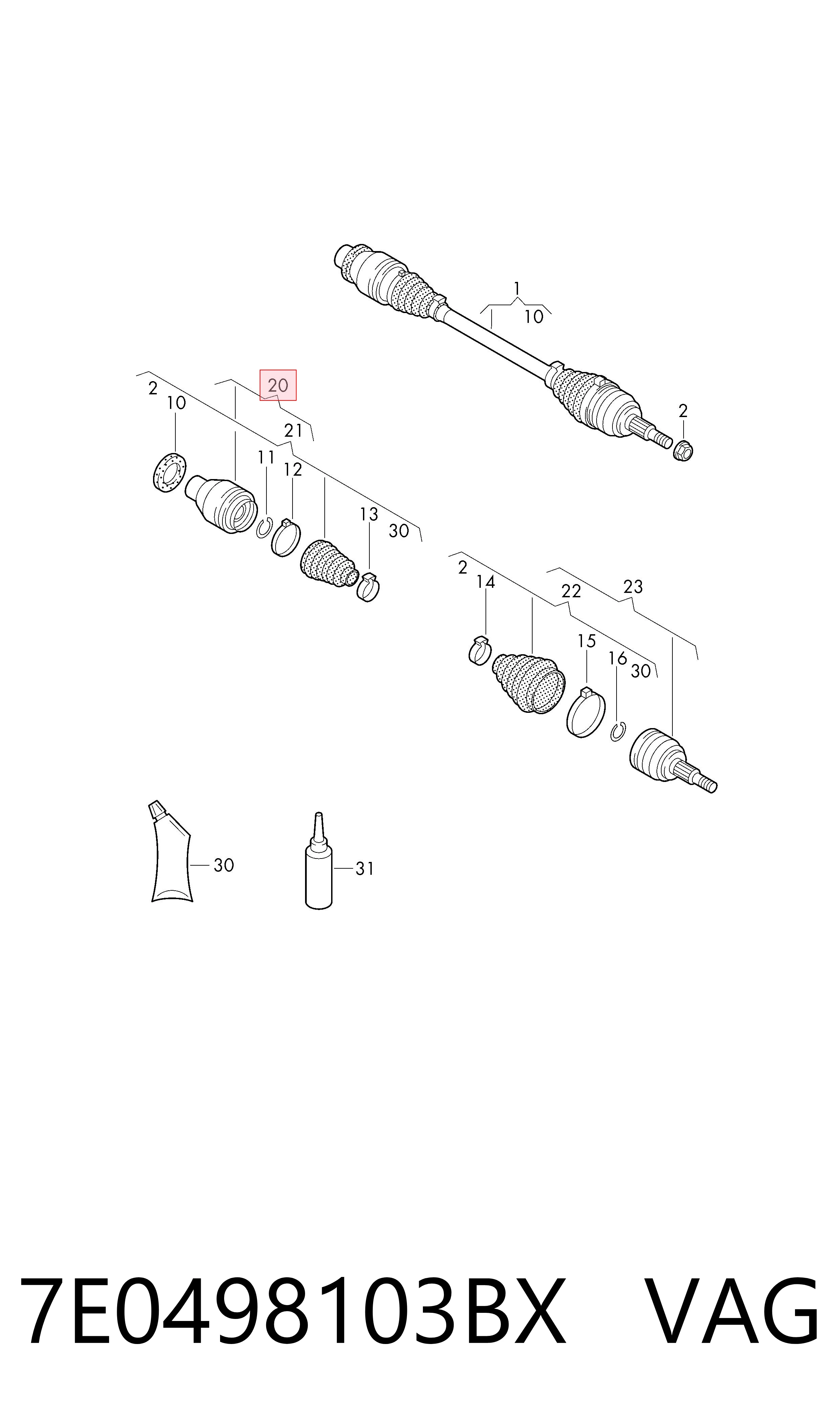 7E0498103BX VAG
