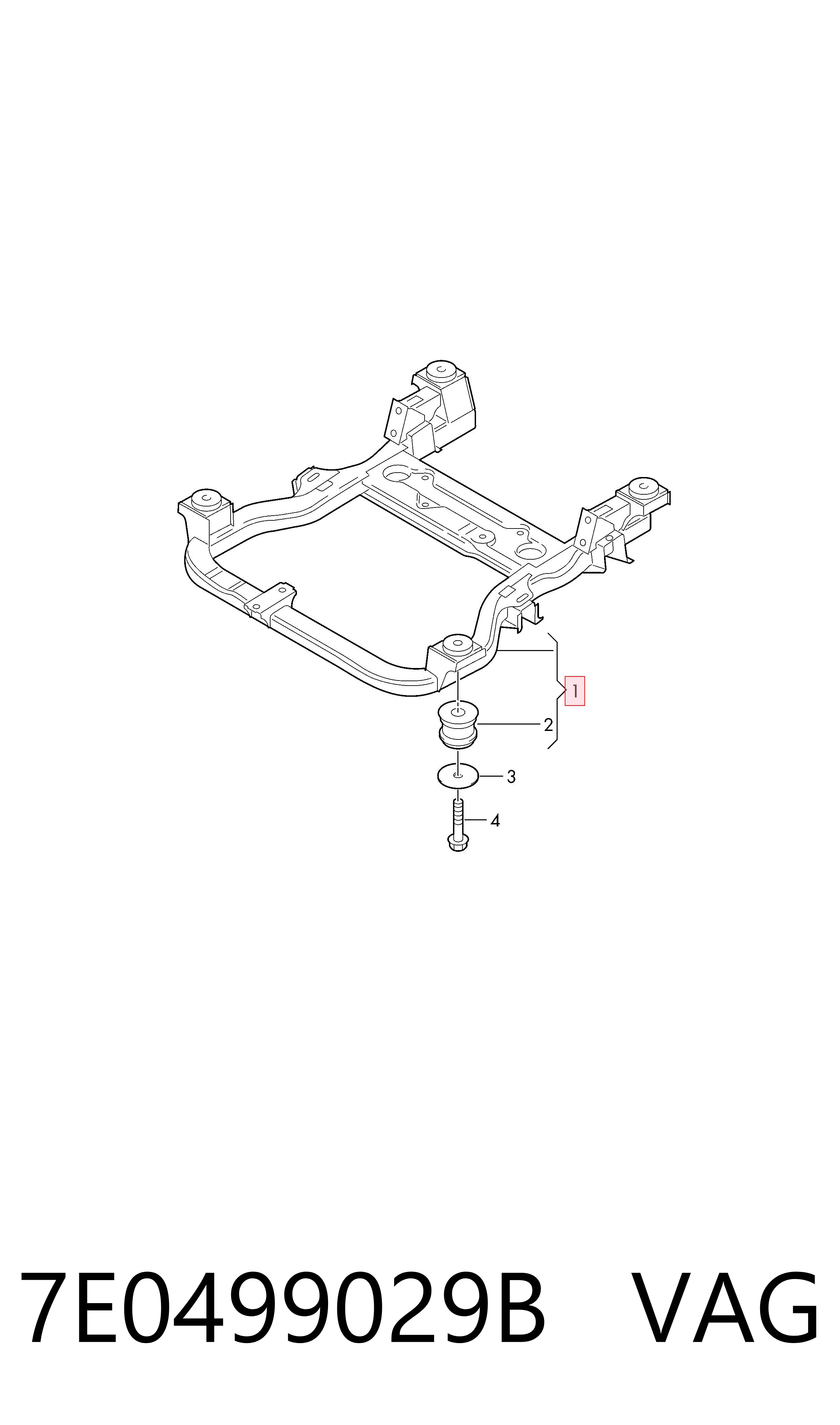 Comprar Puente delantero Volkswagen Transporter T5 7HB, 7HJ, 7EB, 7EJ