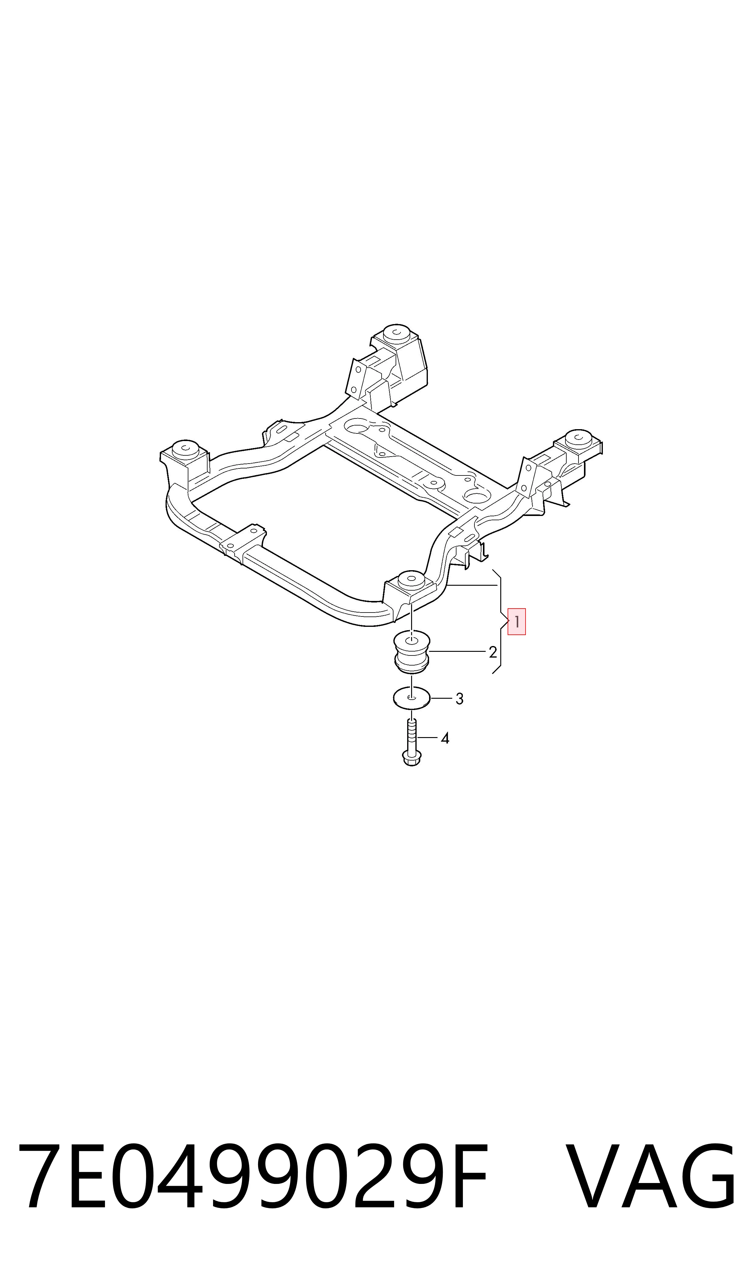  Puente delantero Volkswagen Transporter 