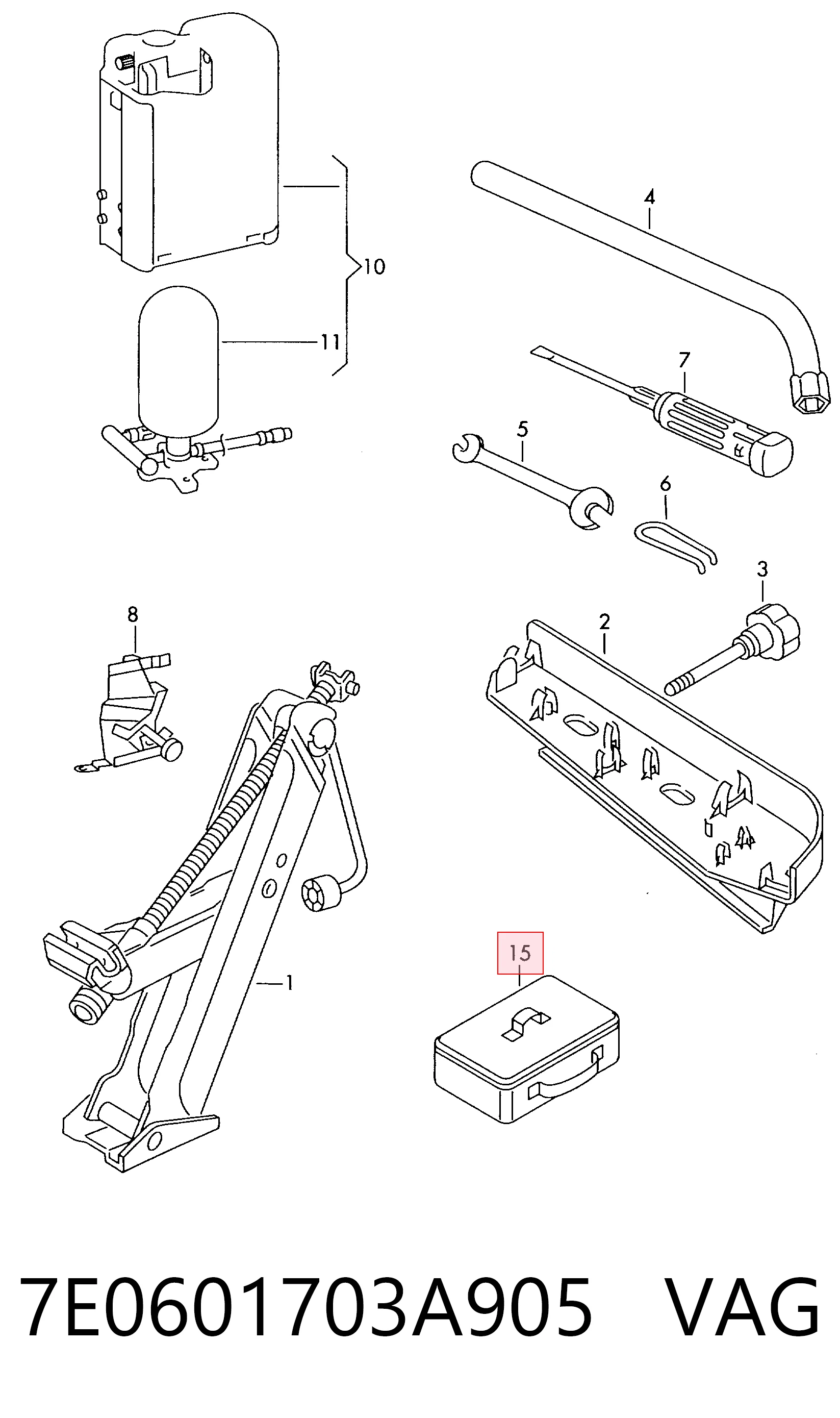 7E0601703A905 VAG