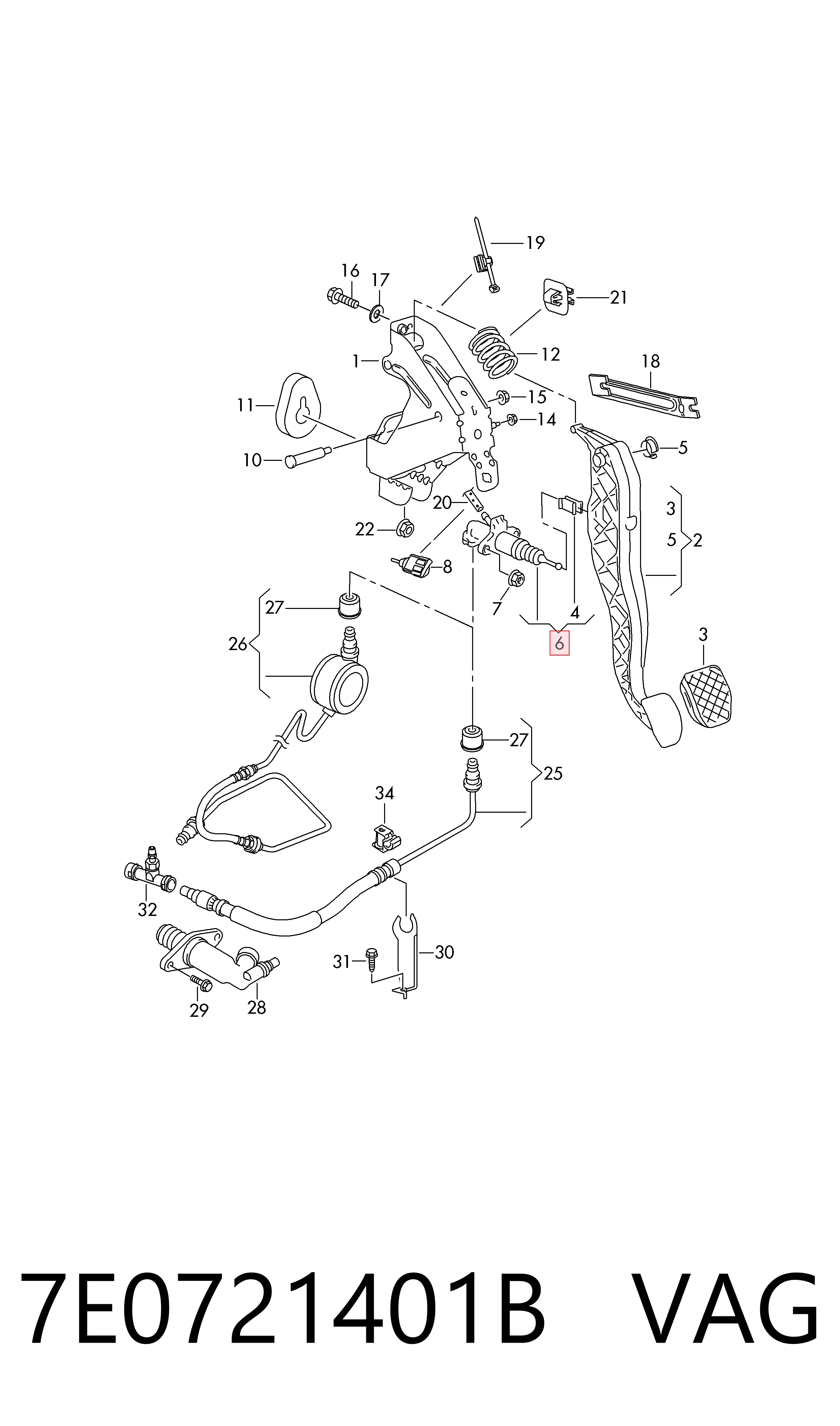 2117315 VALEO Cilindro maestro de clutch