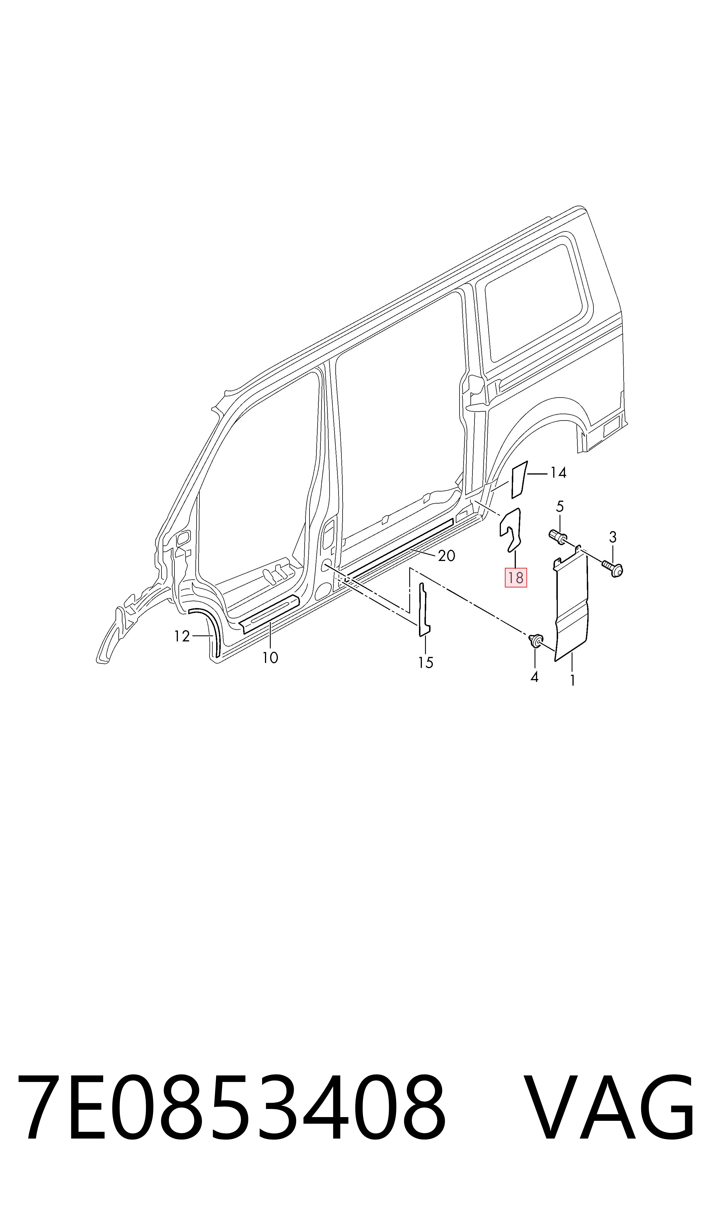  VAG 7E0853408 precio, desde 19,43 EUR