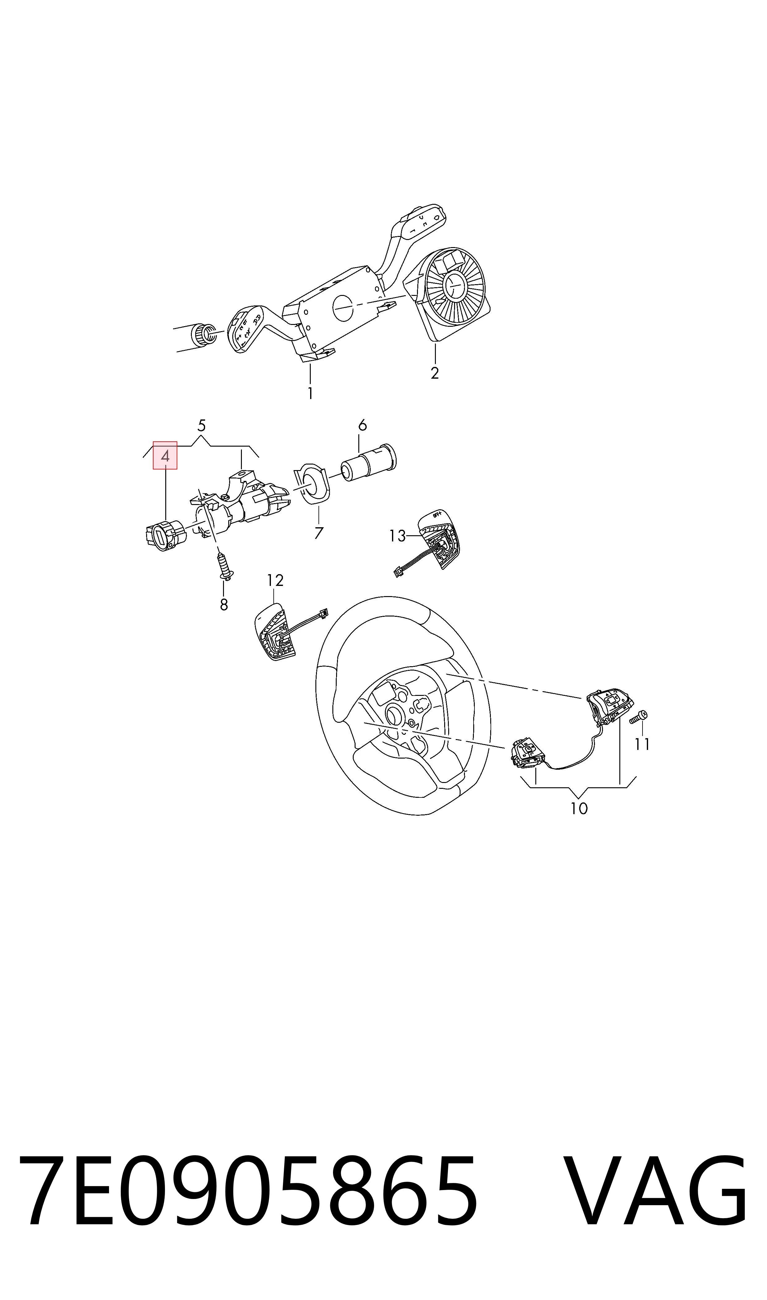Comprar 7E0905865 VAG Clausor