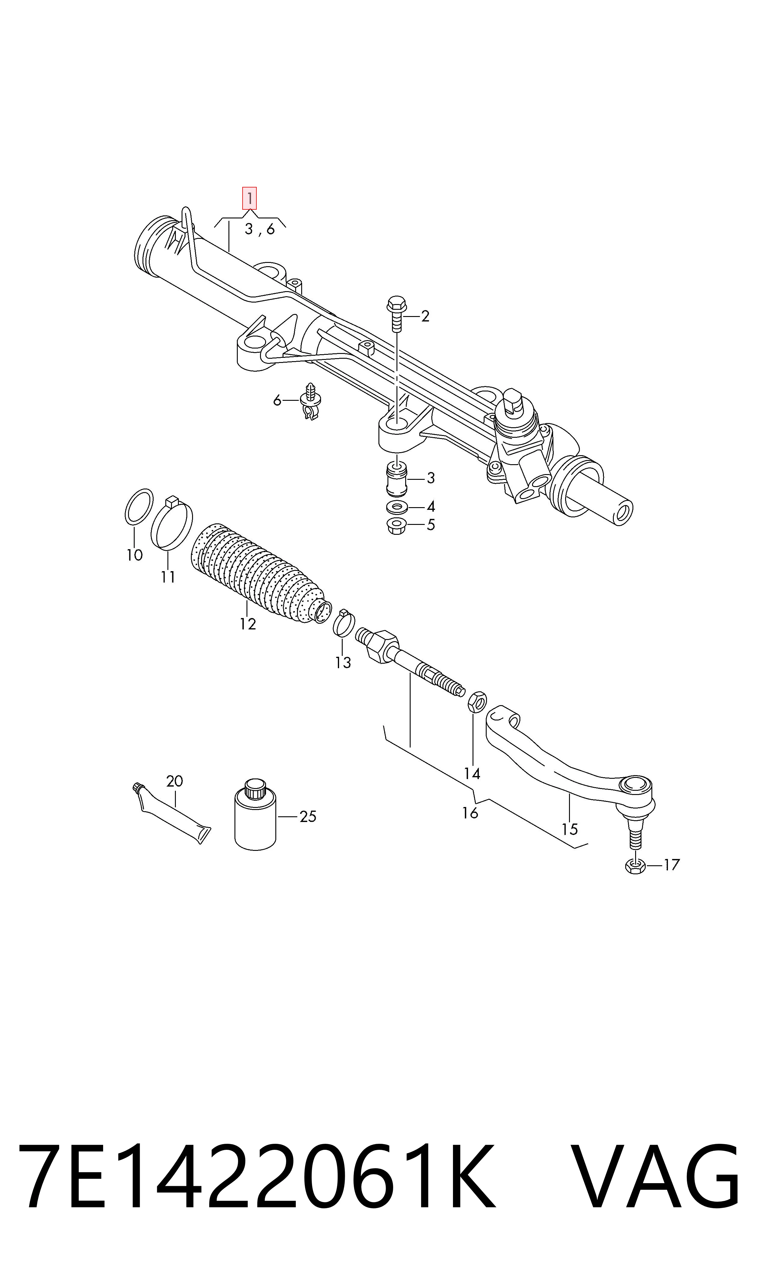 Comprar Cremallera Transporter 7HB, 7HJ, 7EB, 7EJ