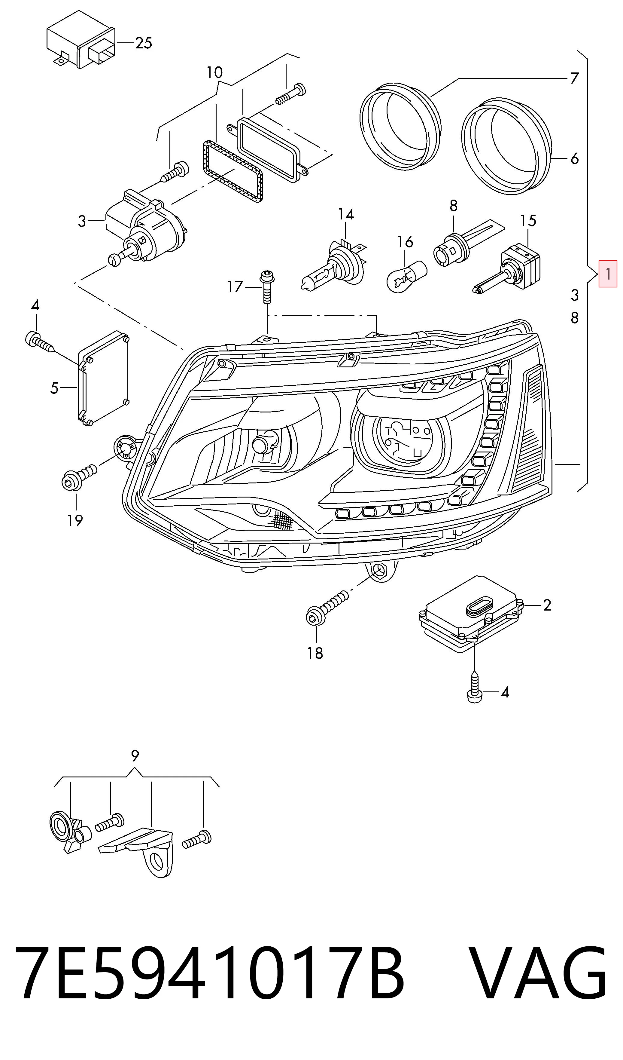 7E5941017B VAG