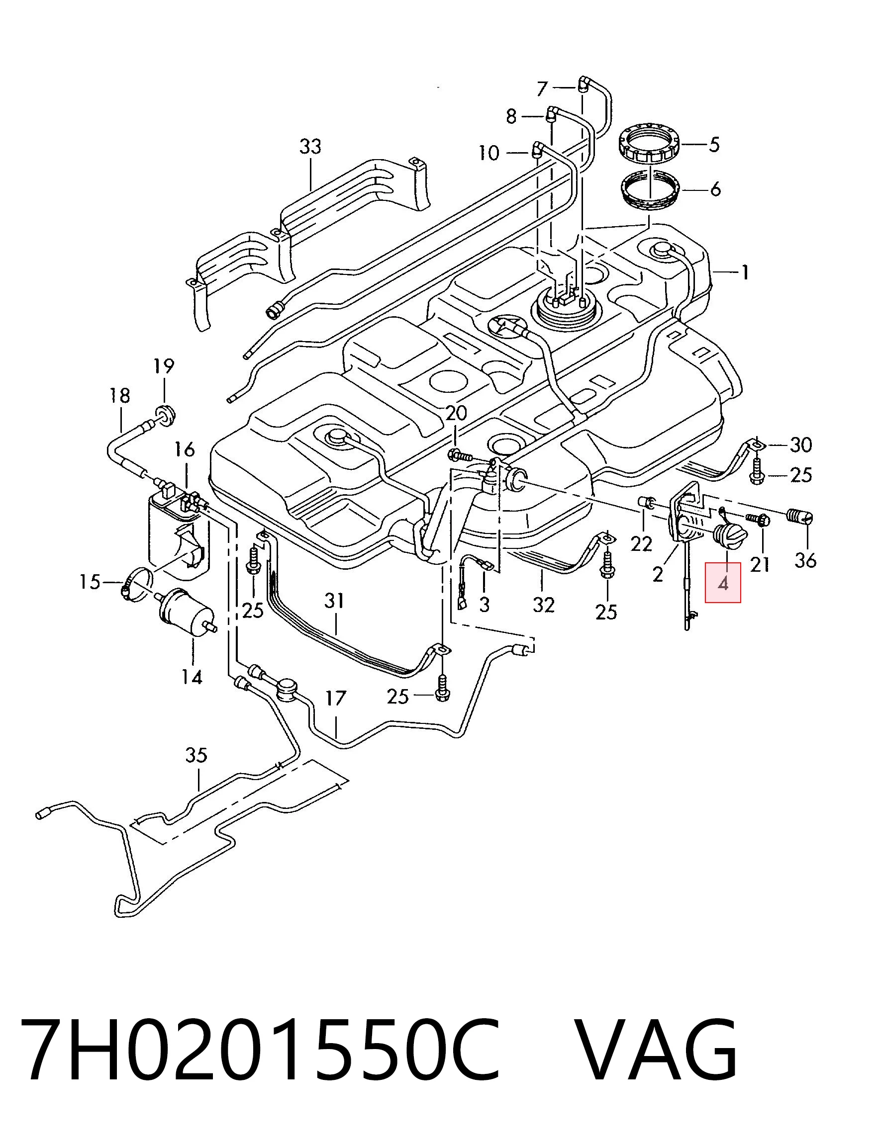 7H0201550C VAG