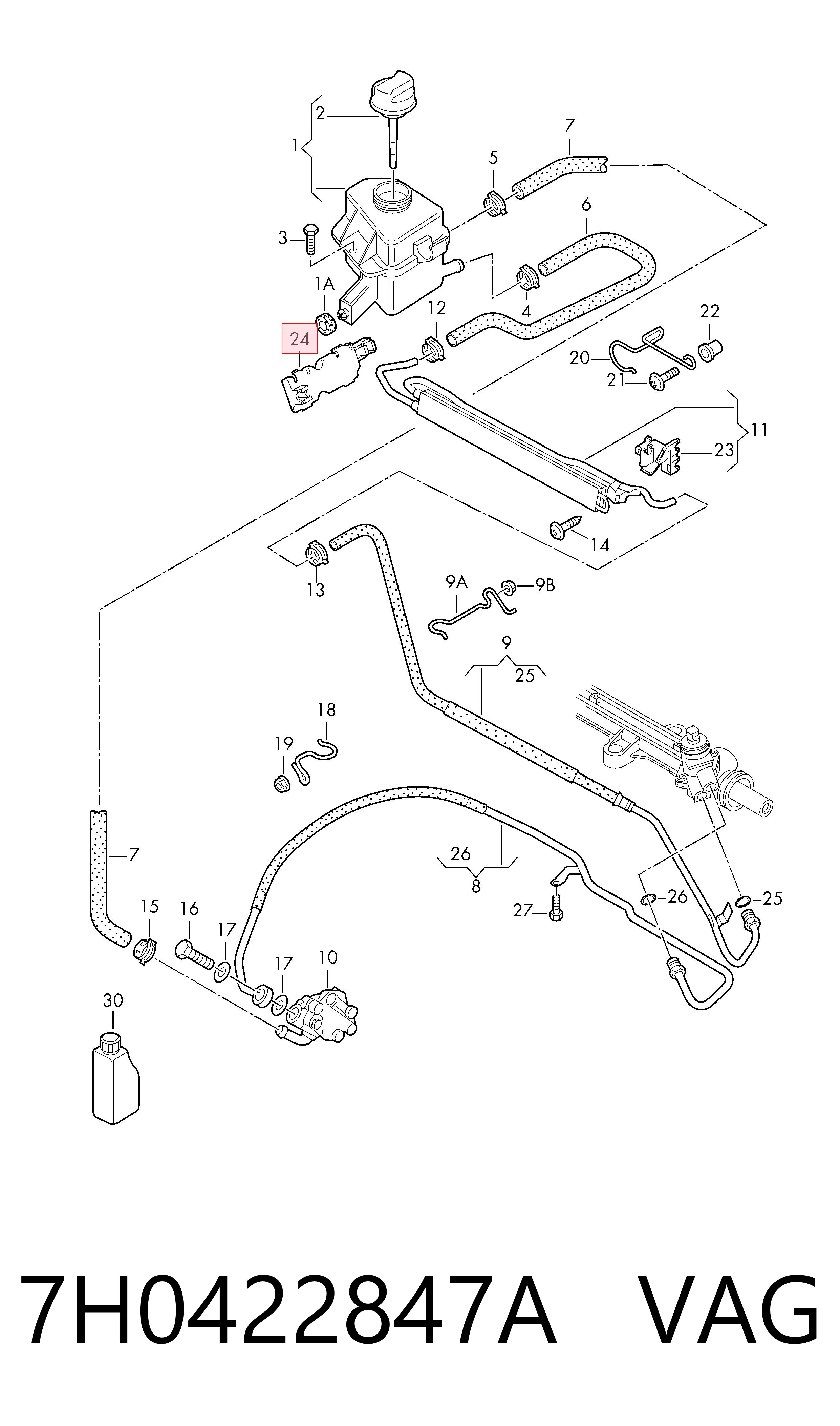 Radiador para Volkswagen Multivan 7HM, 7HN, 7HF, 7EF, 7EM, 7EN