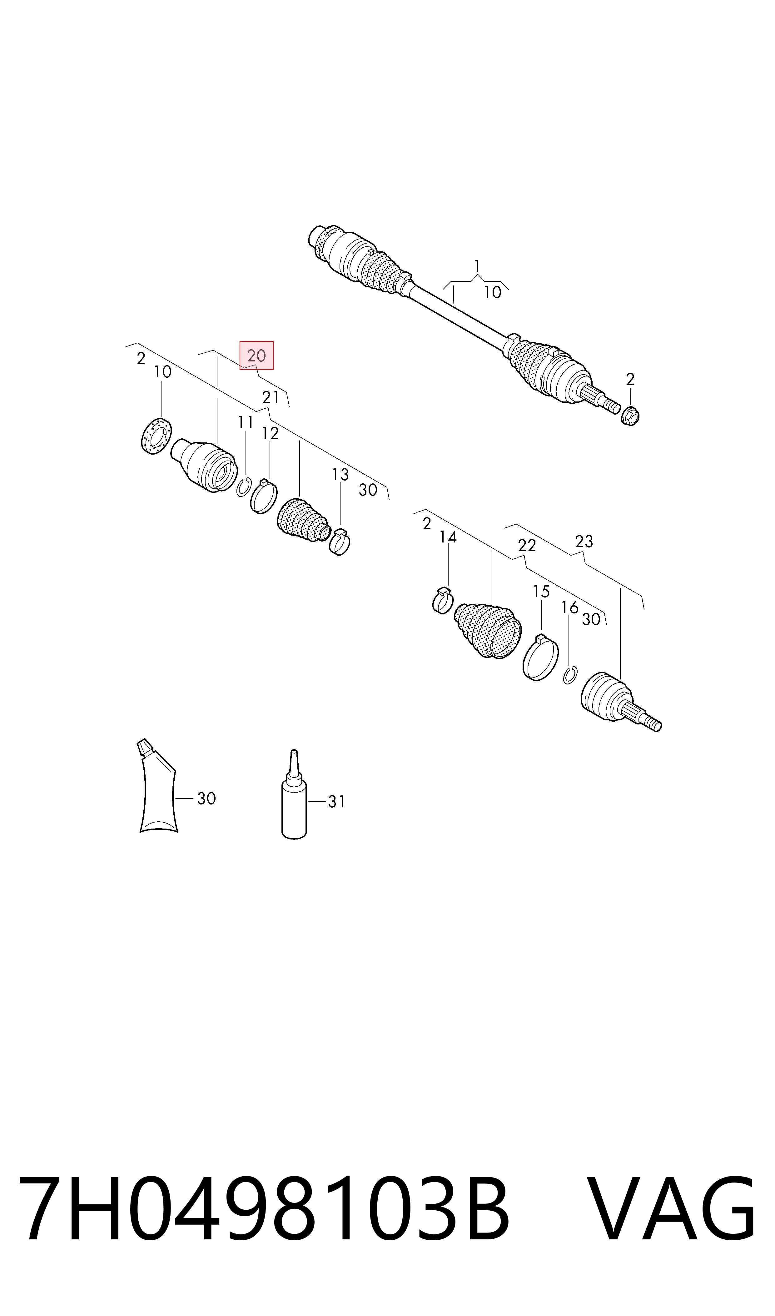 7H0498103B VAG