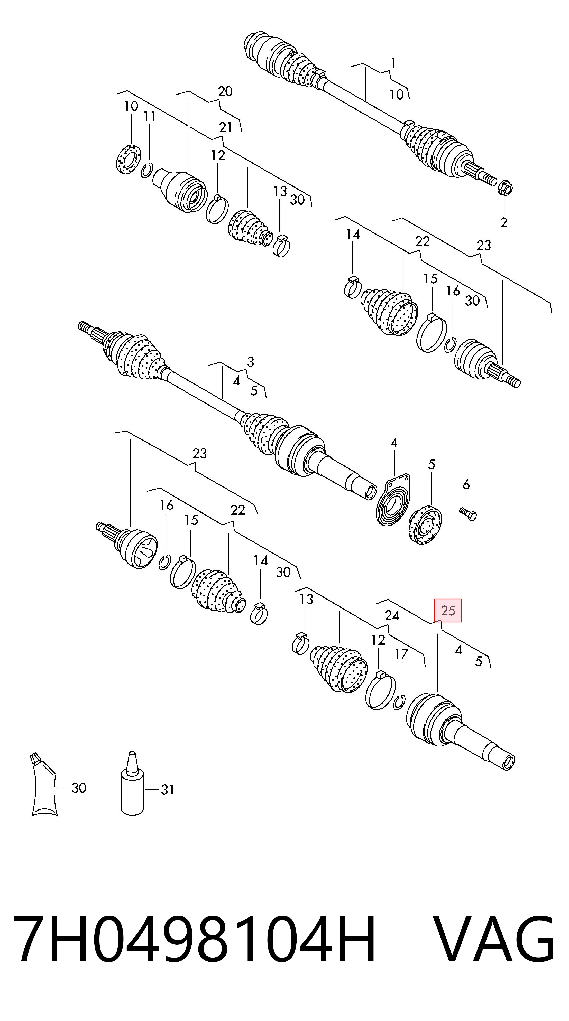 7H0498104H VAG