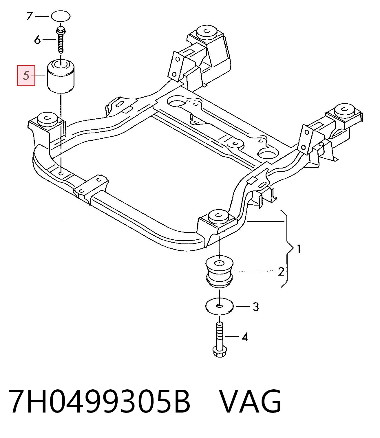 7H0499305B VAG
