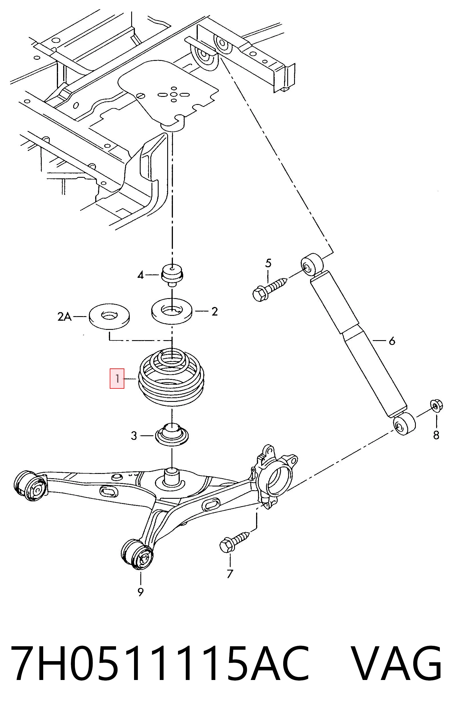 7H0511115AC VAG