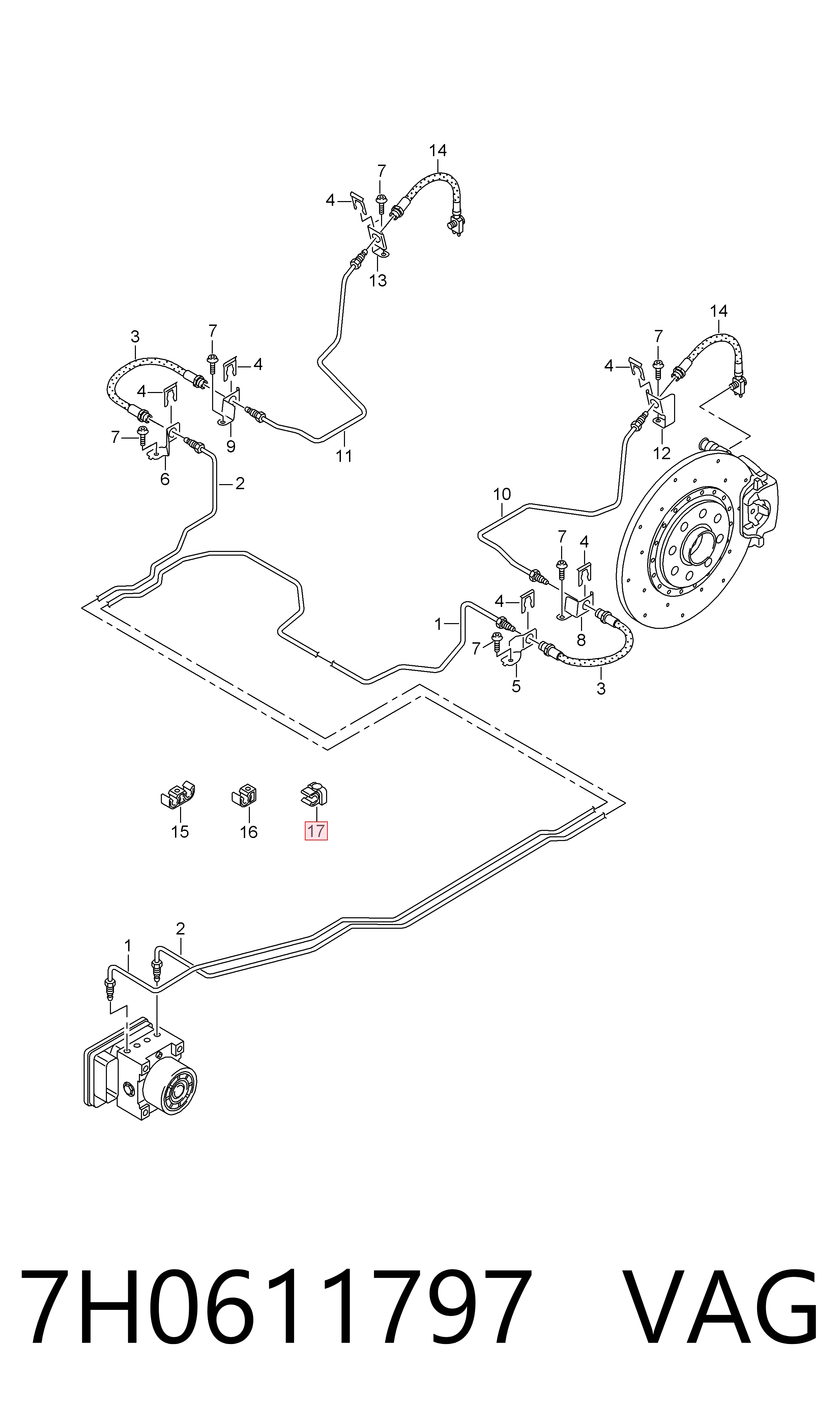 7H0611797 VAG 