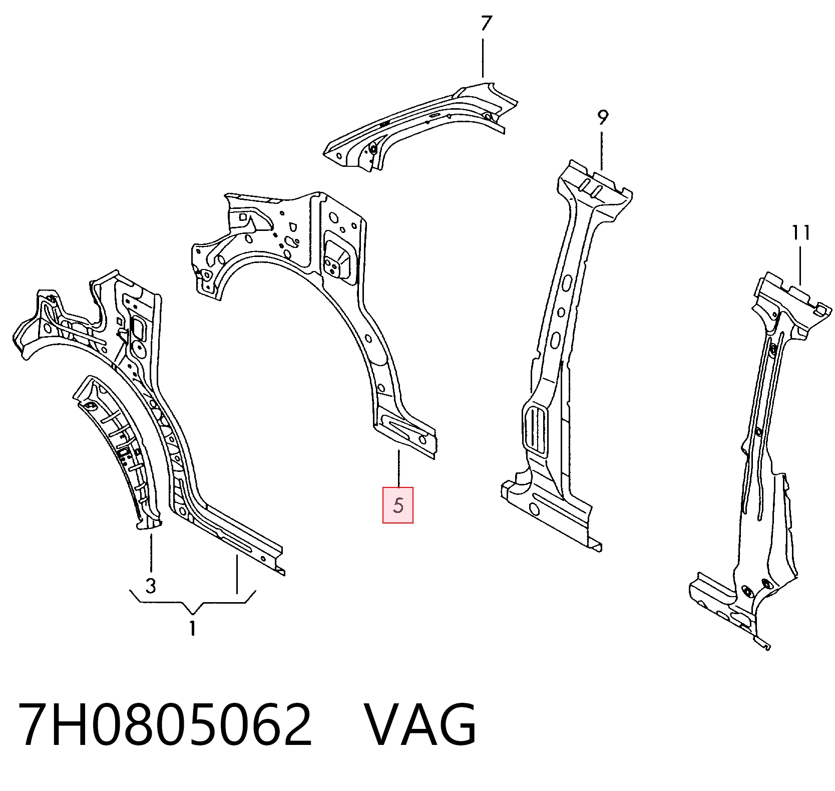 7H0805062 VAG
