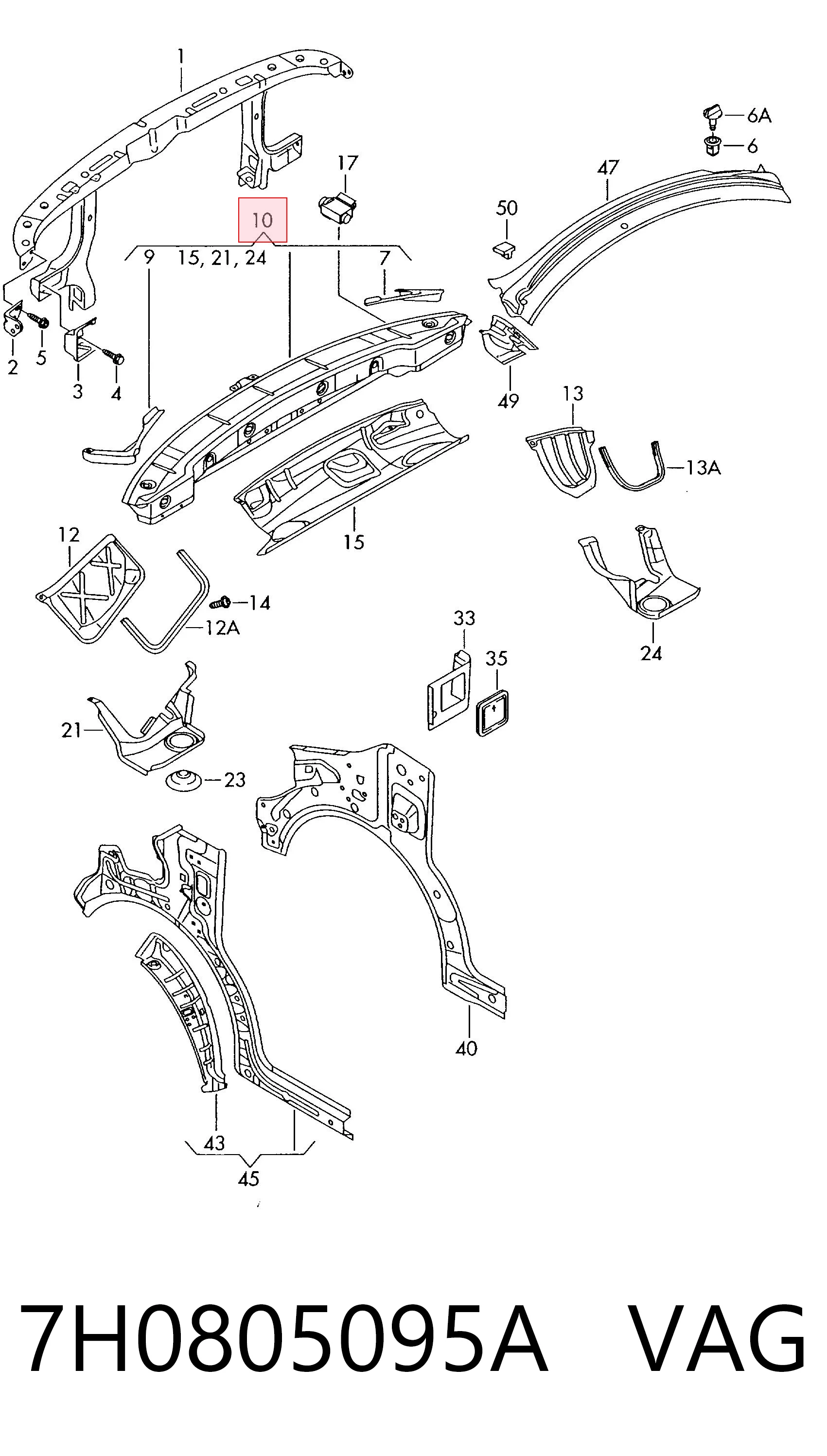 7H0805095A VAG