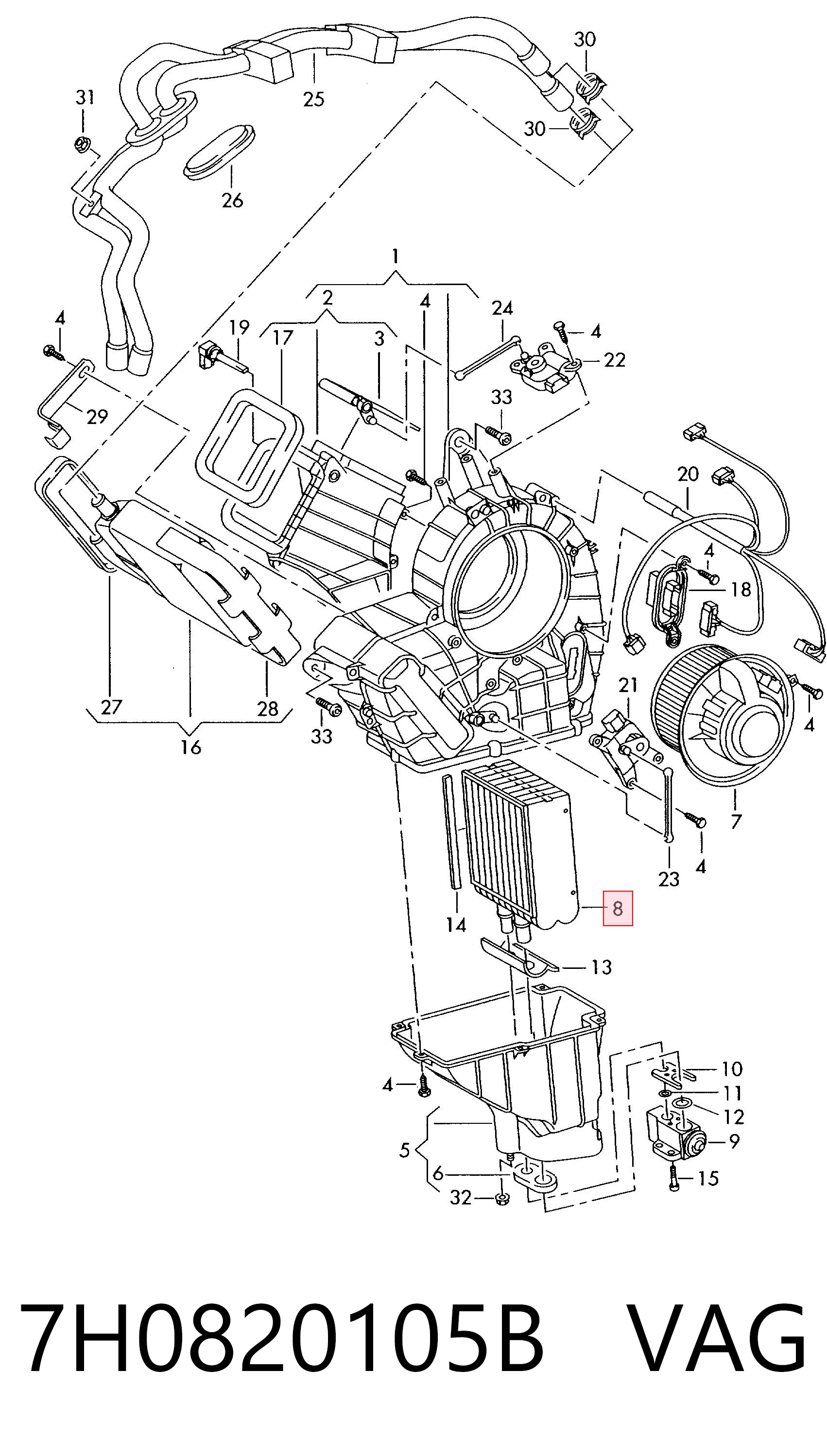 7H0820105B VAG