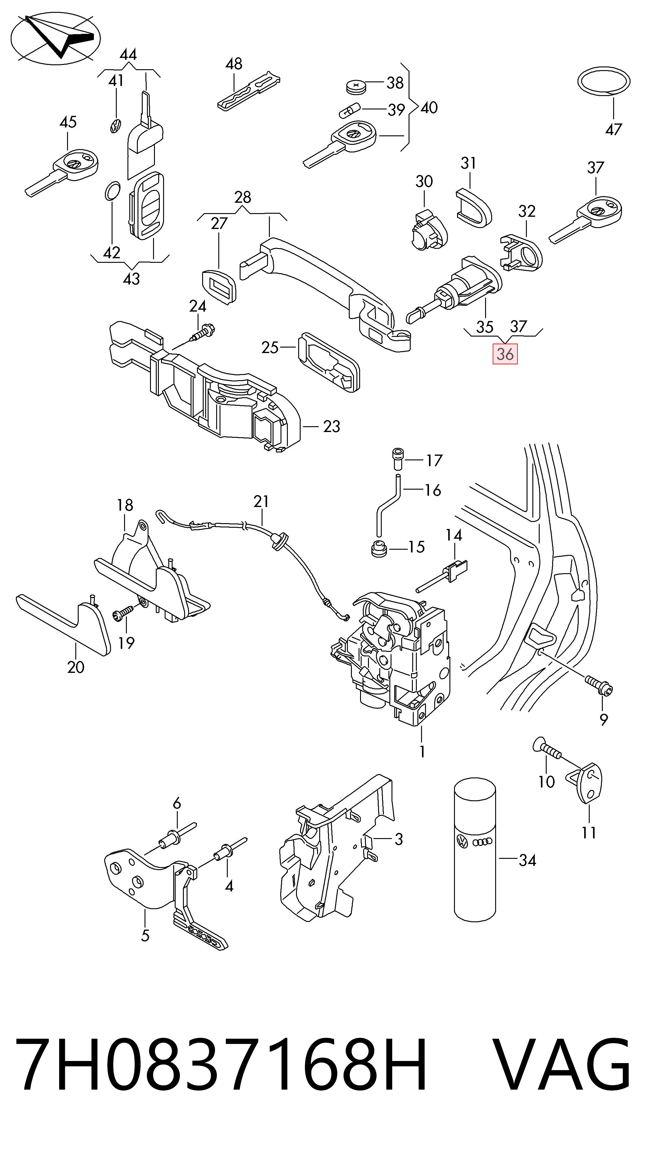 7H0837168H VAG
