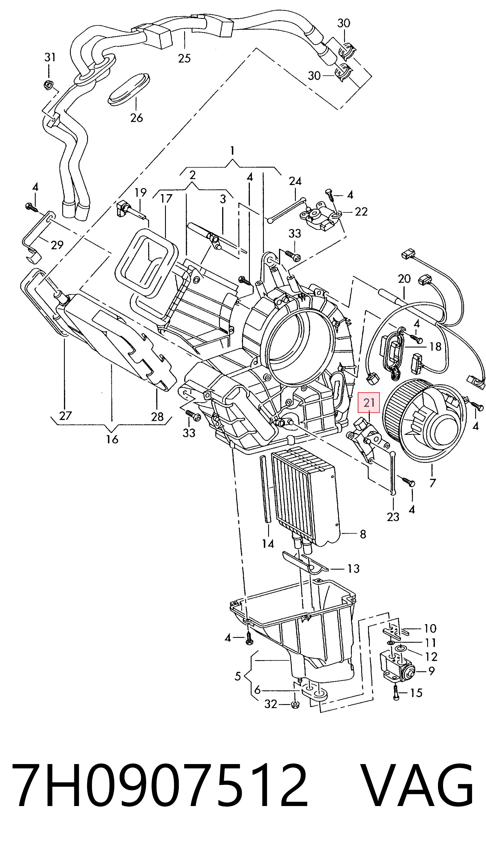 7H0907512 VAG