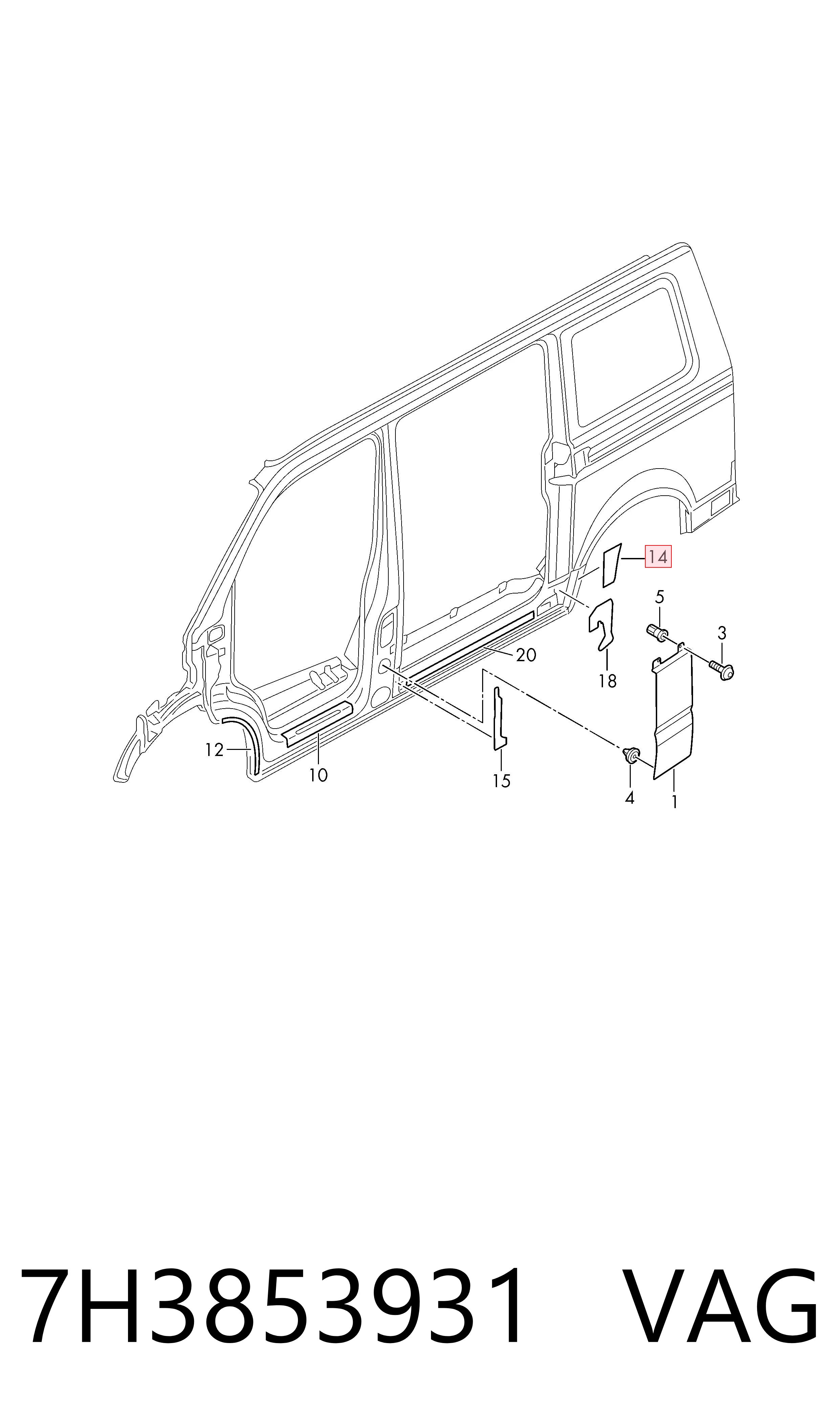  VAG 7H3853931 precio, desde 22,74 EUR
