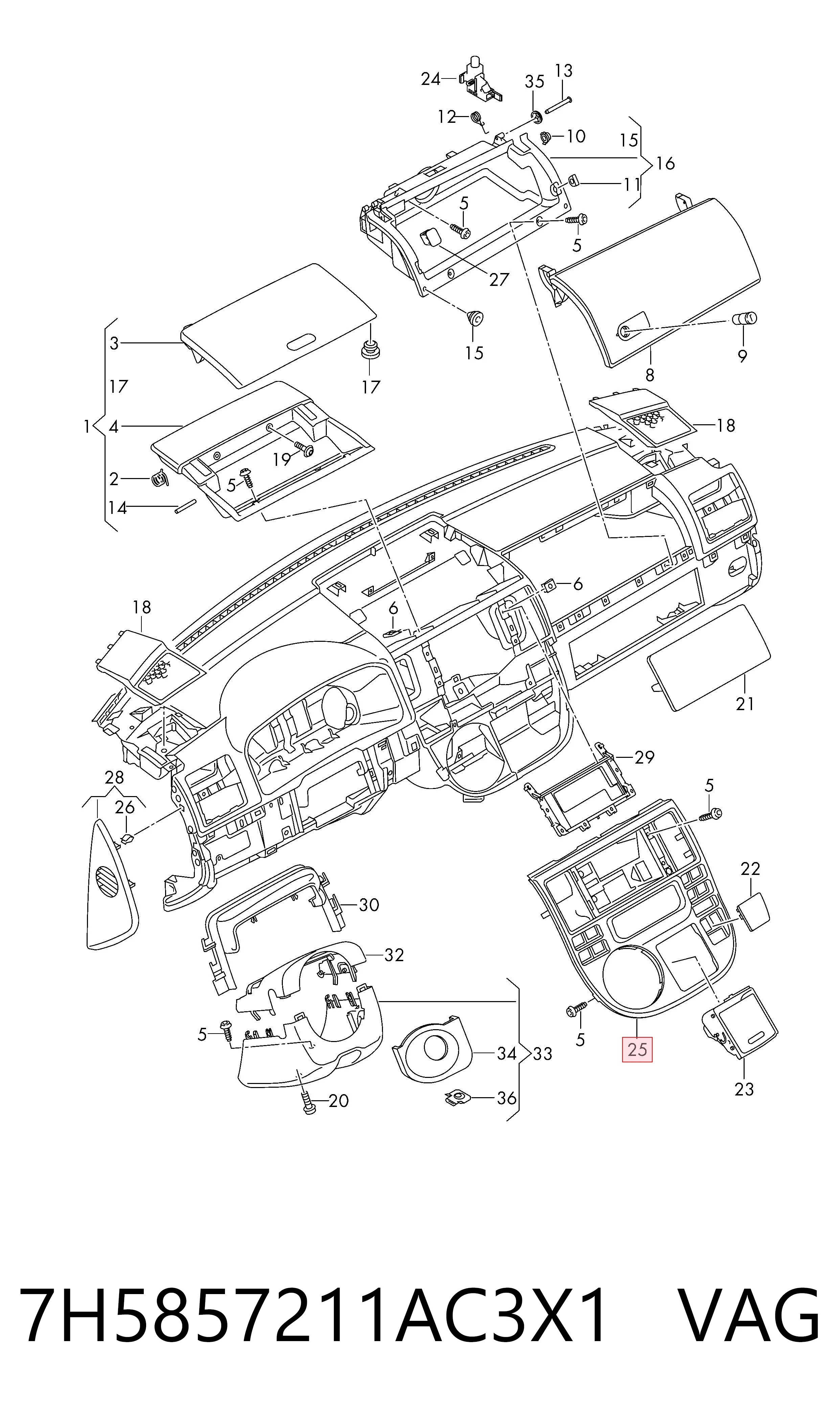 7H5857211AC3X1 VAG 